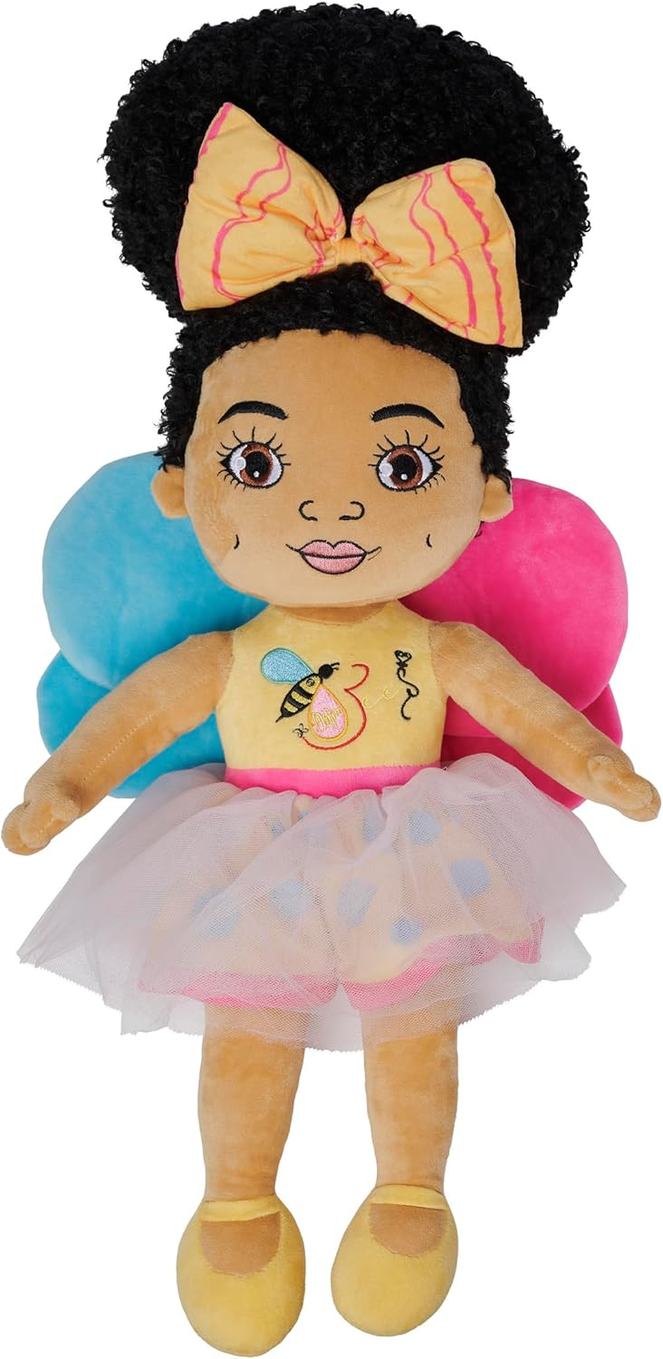 Orijin Bees Cuddle Bees Plush Doll - Luna 24 Inches Black Ages 2