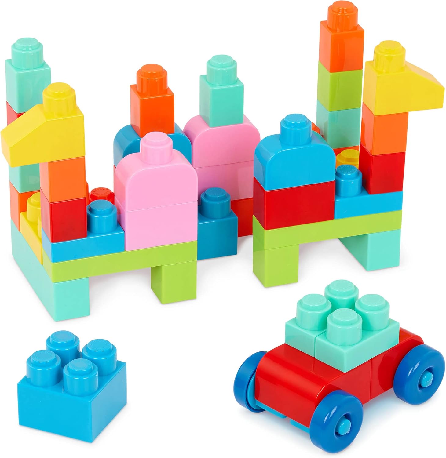 Battat Building Blocks 47Pc Brick Set for Toddlers