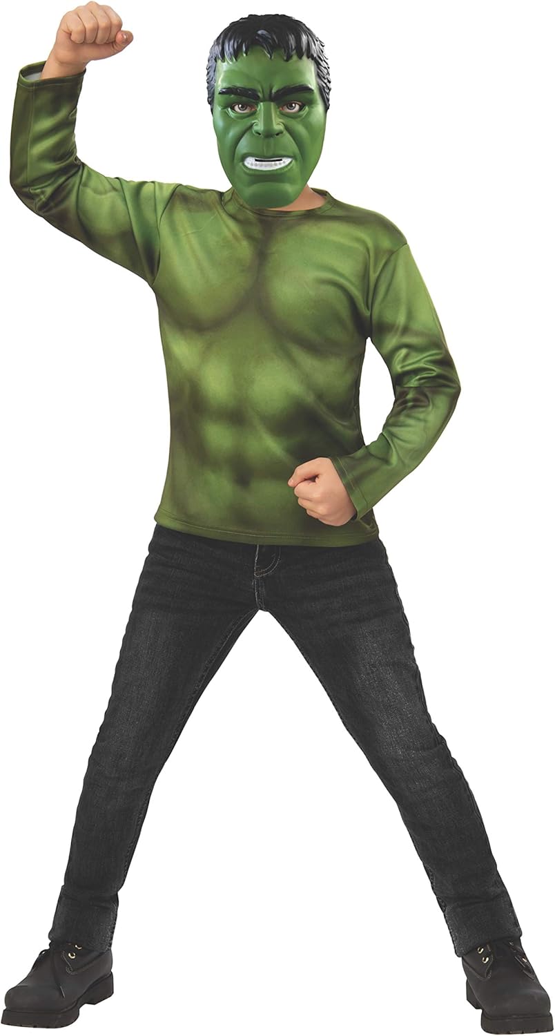 Rubies Marvel Hulk Costume Top Mask for Kids