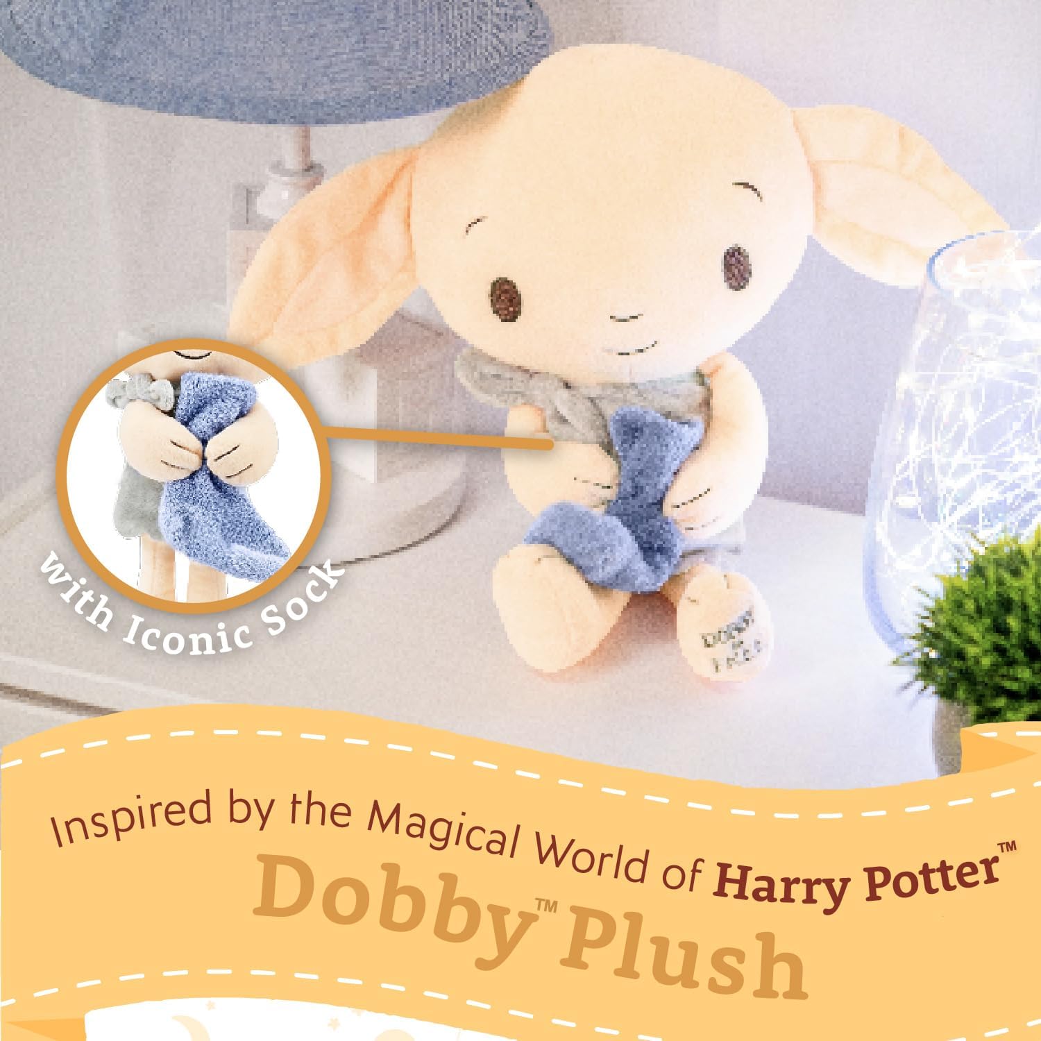Kids Preferred Harry Potter Dobby Plush Stuffed Animal 15 Inches