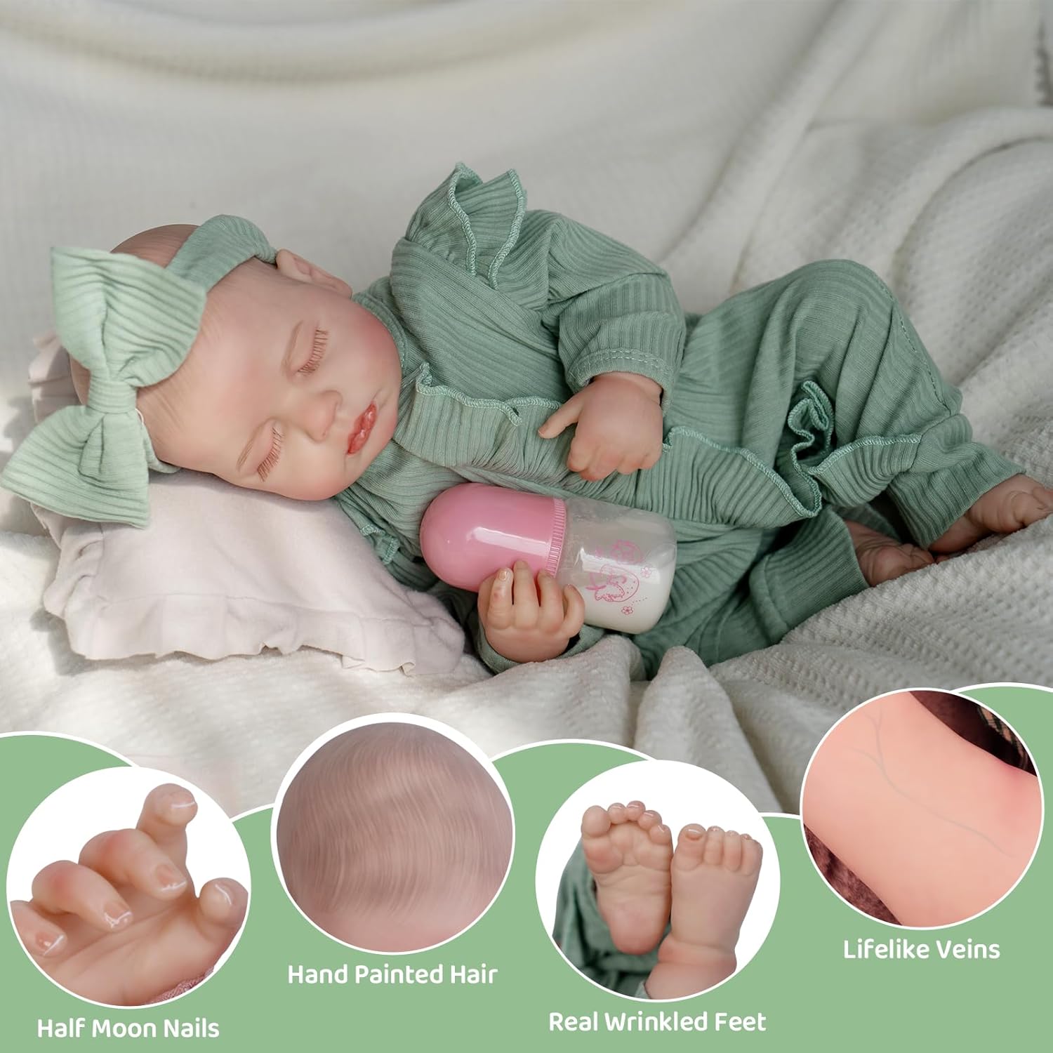 Jirachi 18 Inch Reborn Baby Doll Realistic
