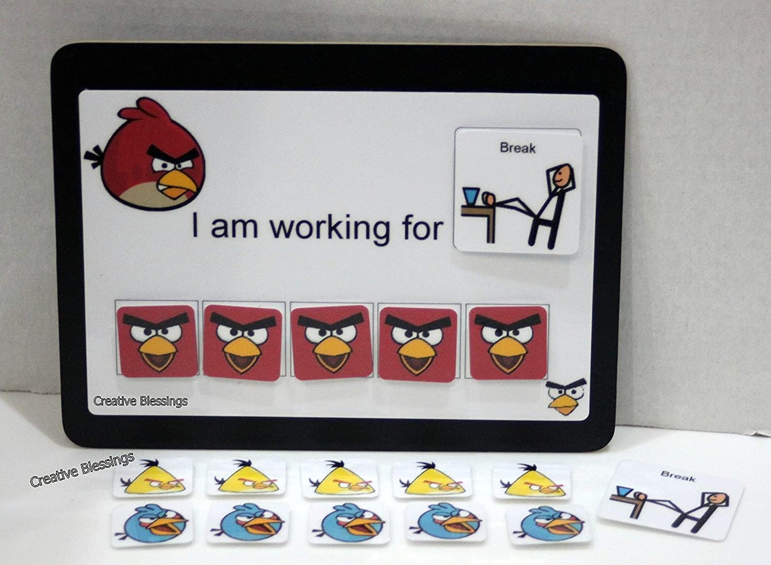 Creative Blessings Token Reward Board for Autism and ADHD