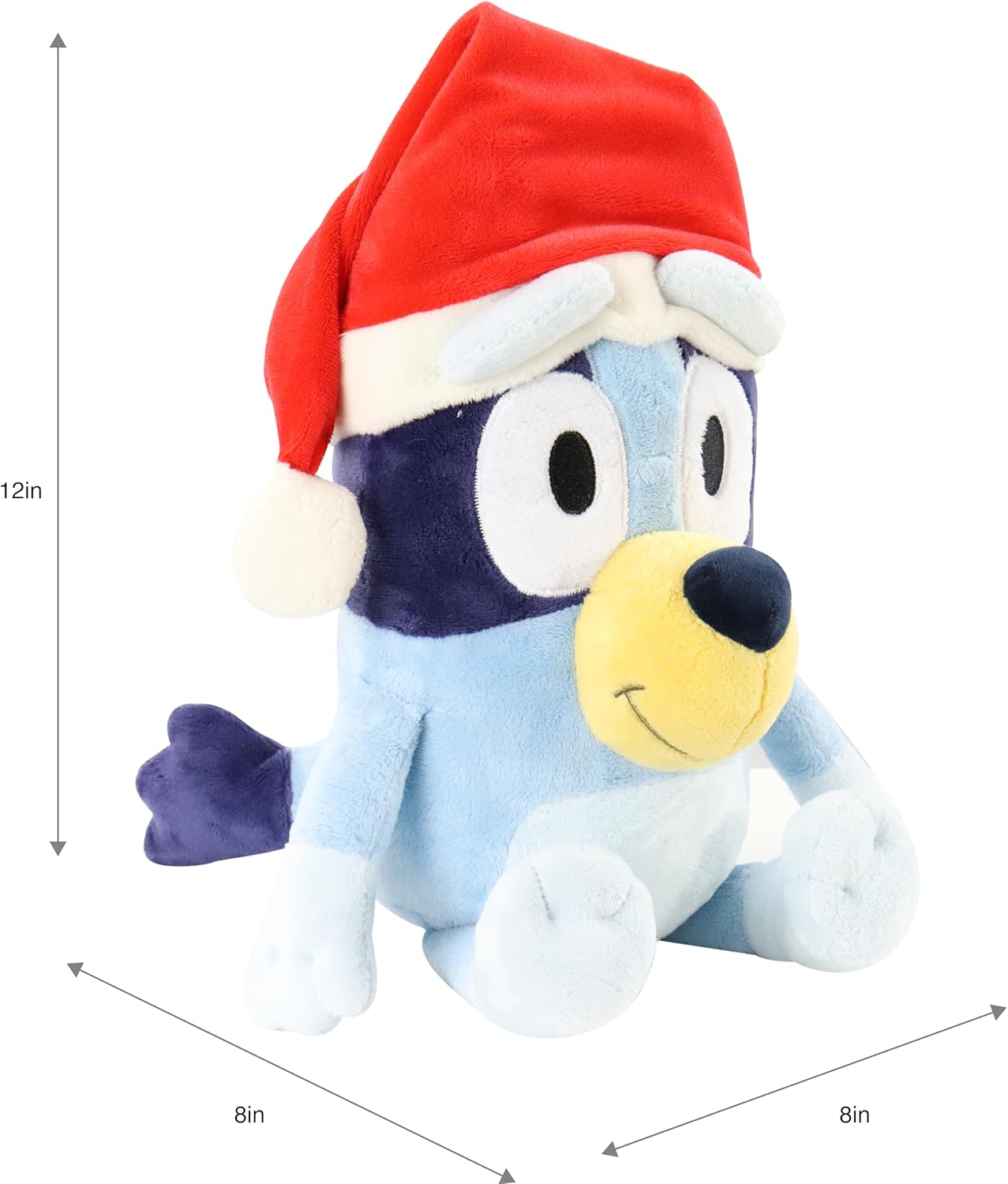 Animal Adventure Bluey Santa Plush 12