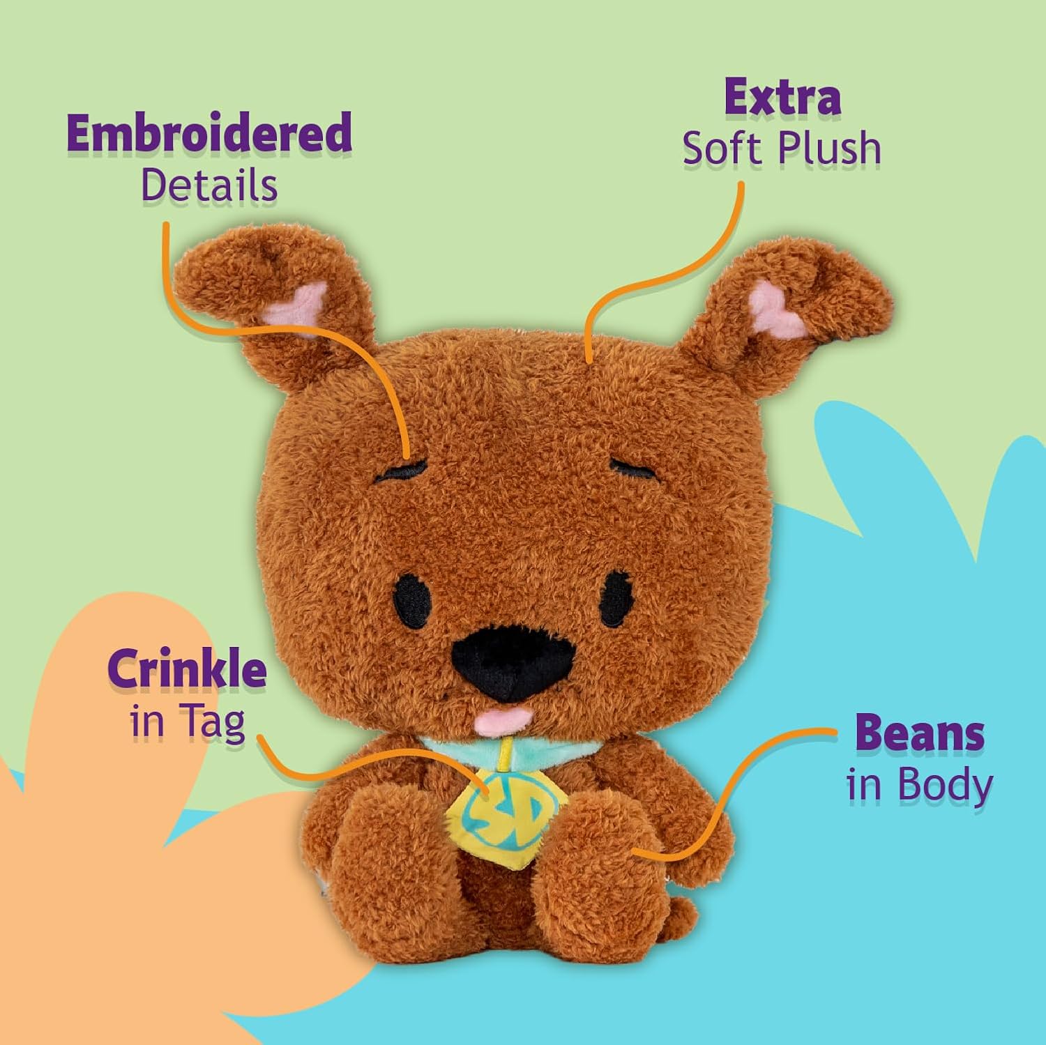 KIDS PREFERRED Scooby-Doo 12 Inch Plush Stuffed Animal Toy 1