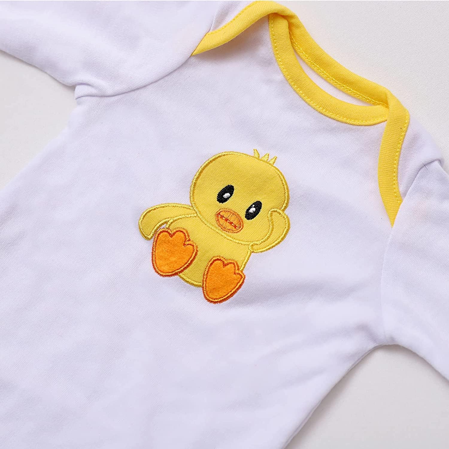 MAIHAO Reborn Baby Doll Clothes 5pcs Set Yellow Duck