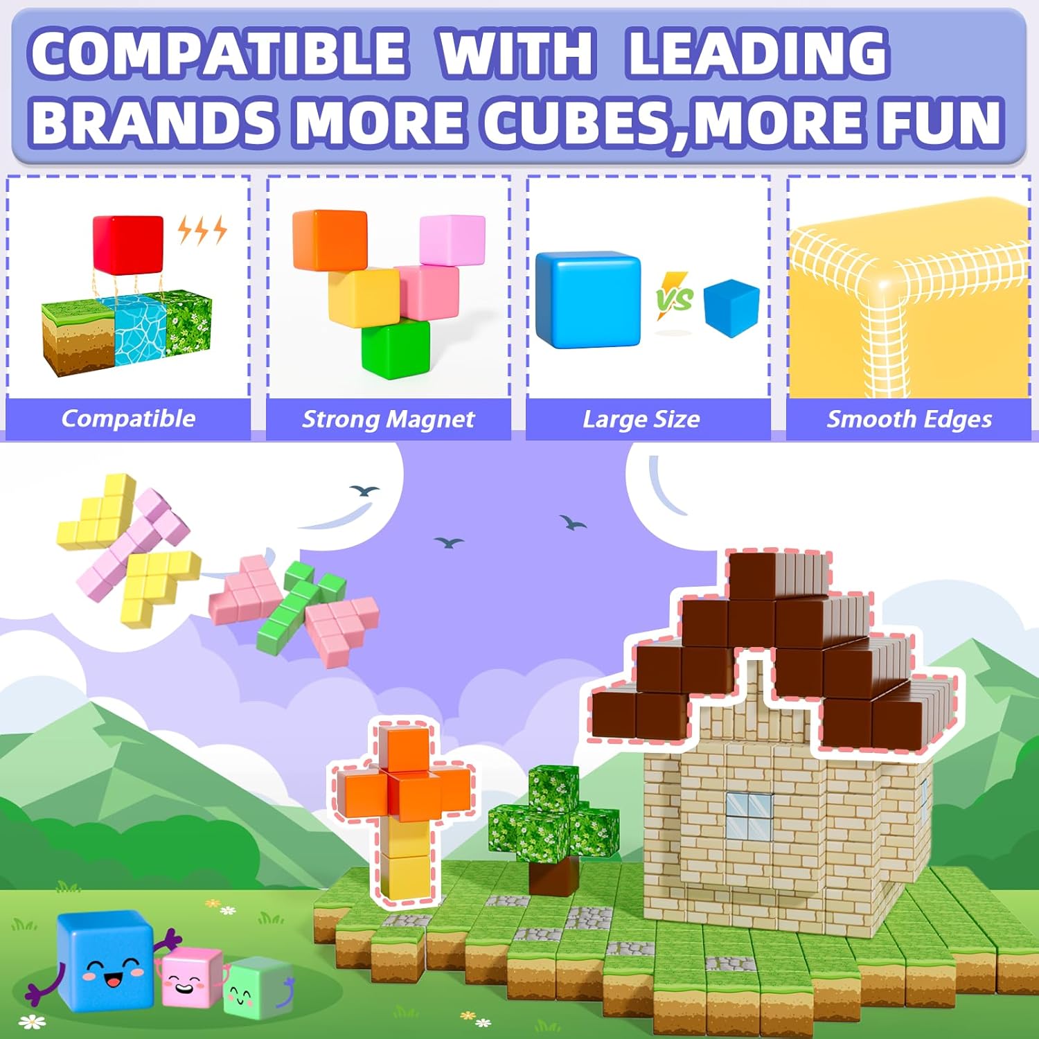 Magnetic Blocks for Toddlers and Preschoolers
