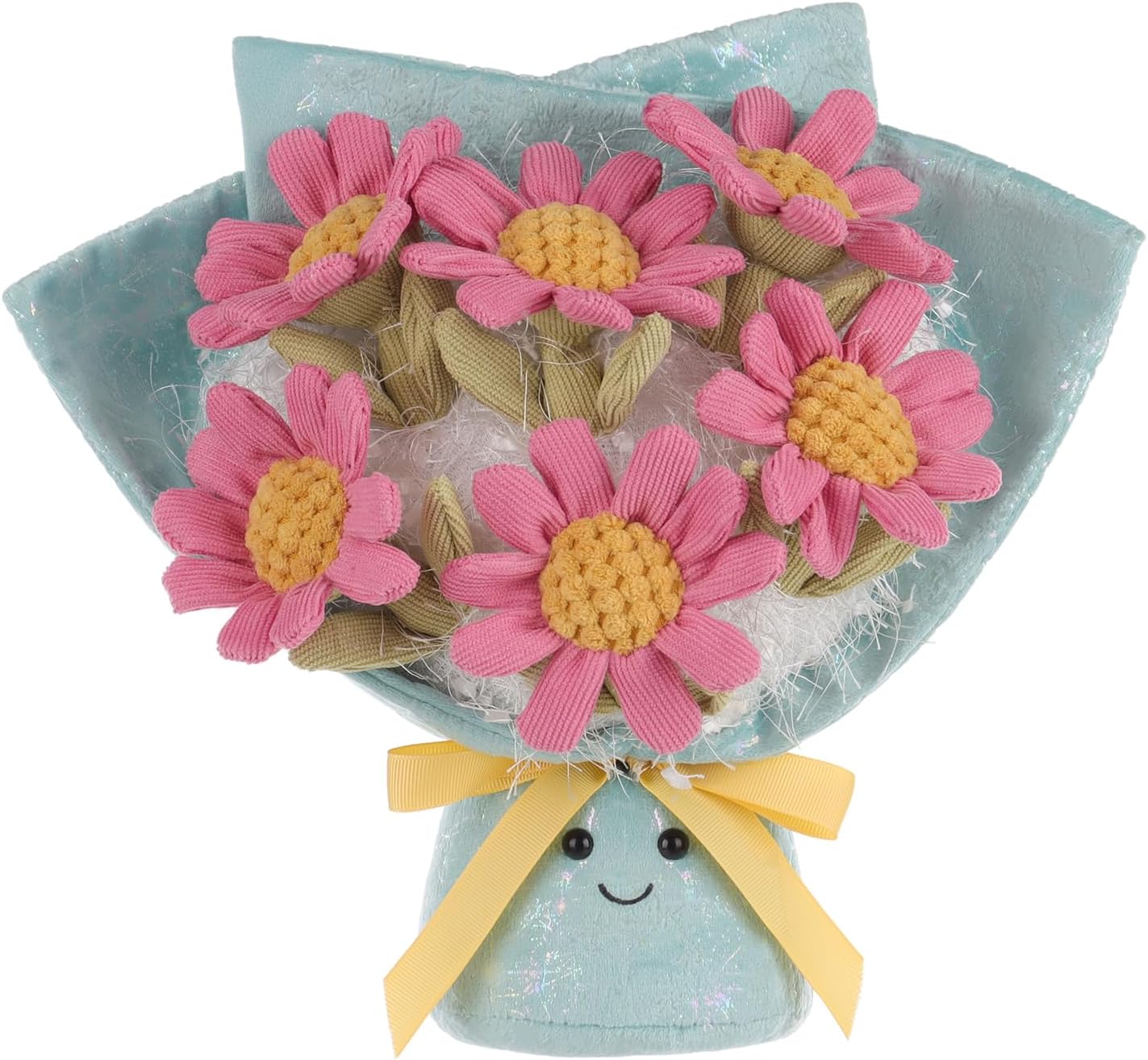 Apricot Lamb Calliopsis Bouquet Stuffed Animal for Kids