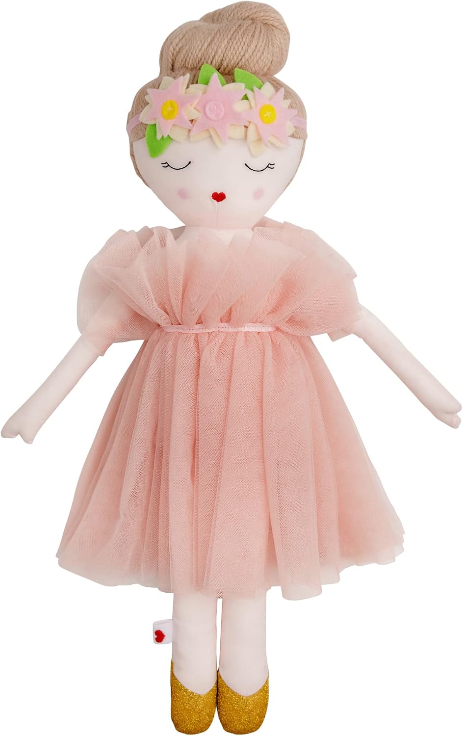 Hearts of Yarn Plush Madeleine Ballerina Doll 19in