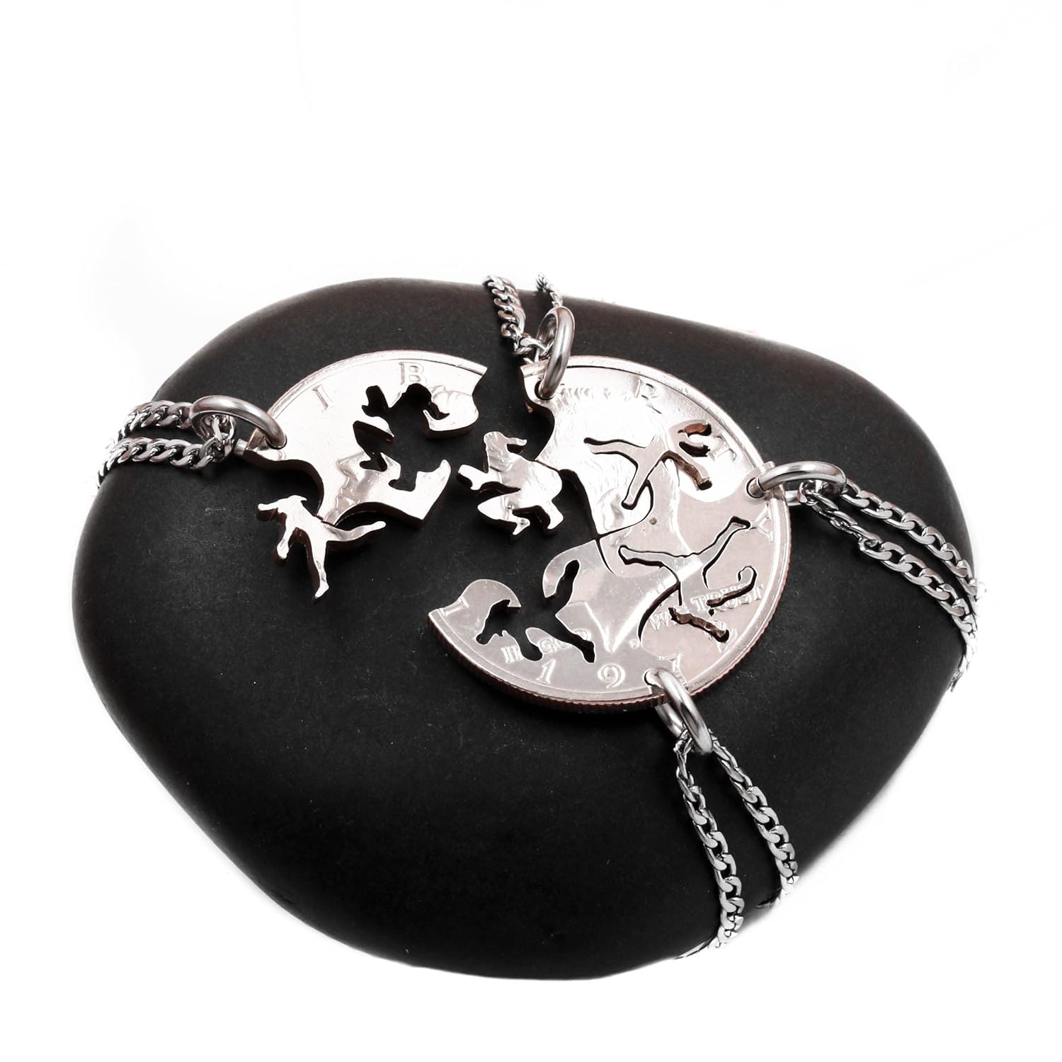 NameCoins 4-Piece Girls Softball Jewelry Set