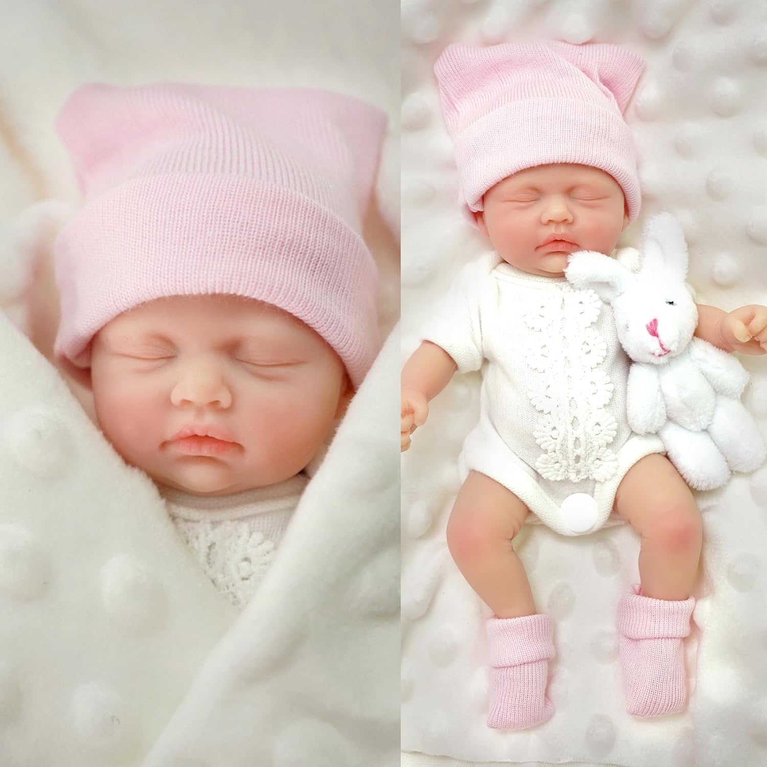 Mire Mire 7 Inch Reborn Baby Silicone Doll