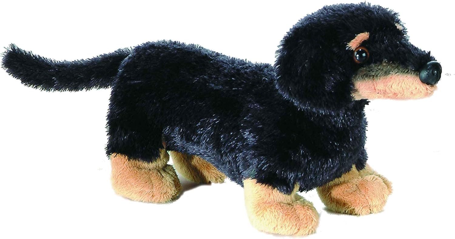 Aurora Adorable Mini Flopsie Stuffed Animal Black 8 Inches