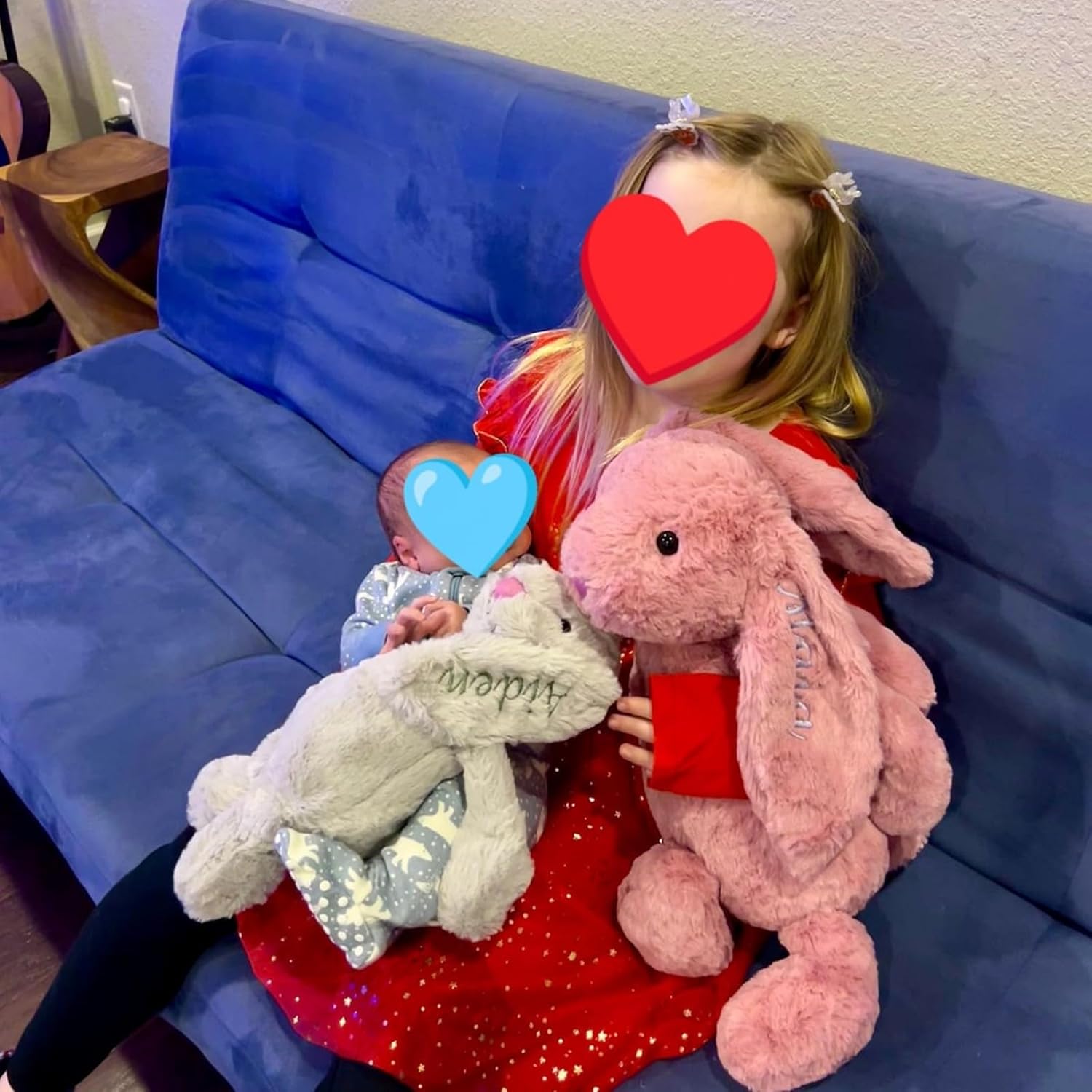 Personalized Easter Bunny Rabbit Stuffed Animal for Kids