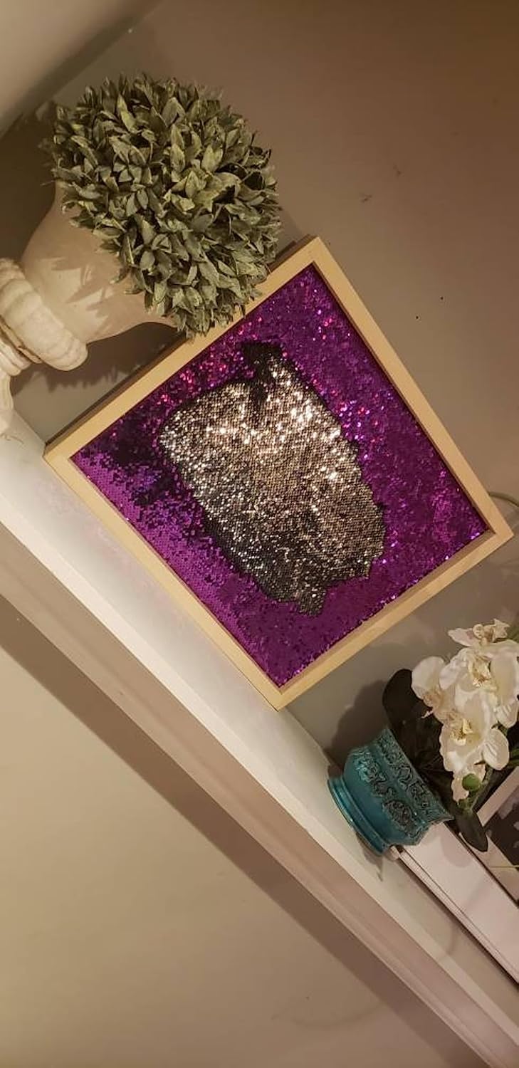Reversible Sequin Sensory Board - Mermaid Fabric 1