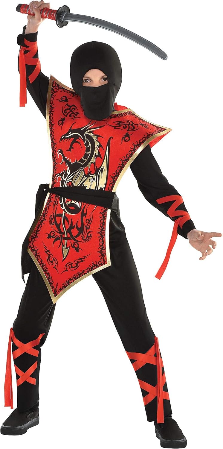 Amscan Ninja Assassin Costume for Kids 14-16