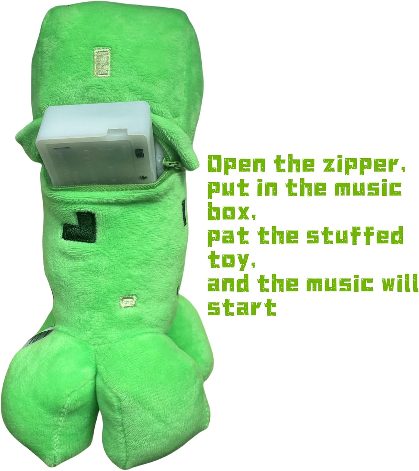 10-inch Song Voice Musical Creeper Plush Toy