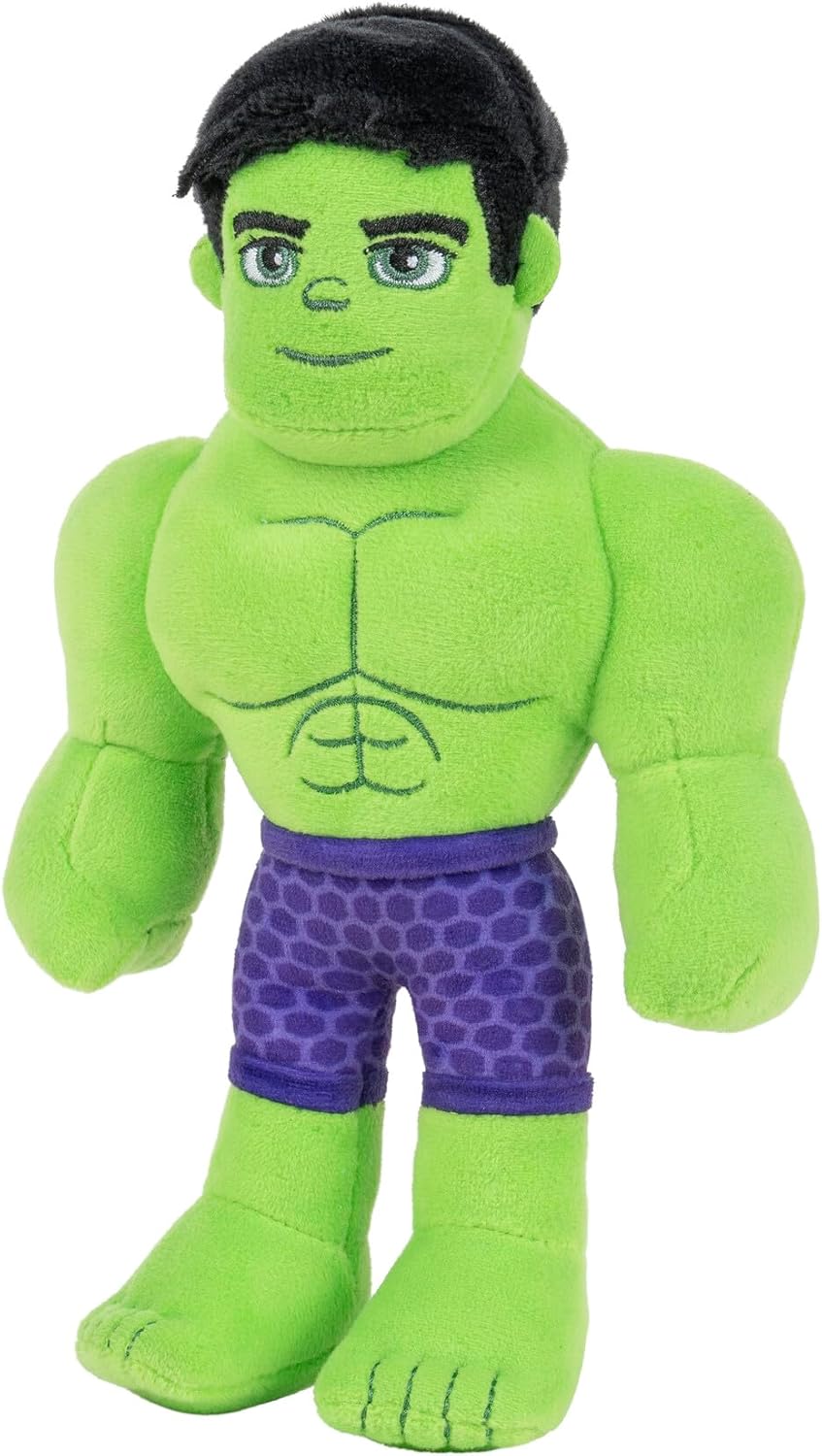 SPIDEY AND HIS AMAZING FRIENDS Plush Hulk 8-Inch Kids Toy 1