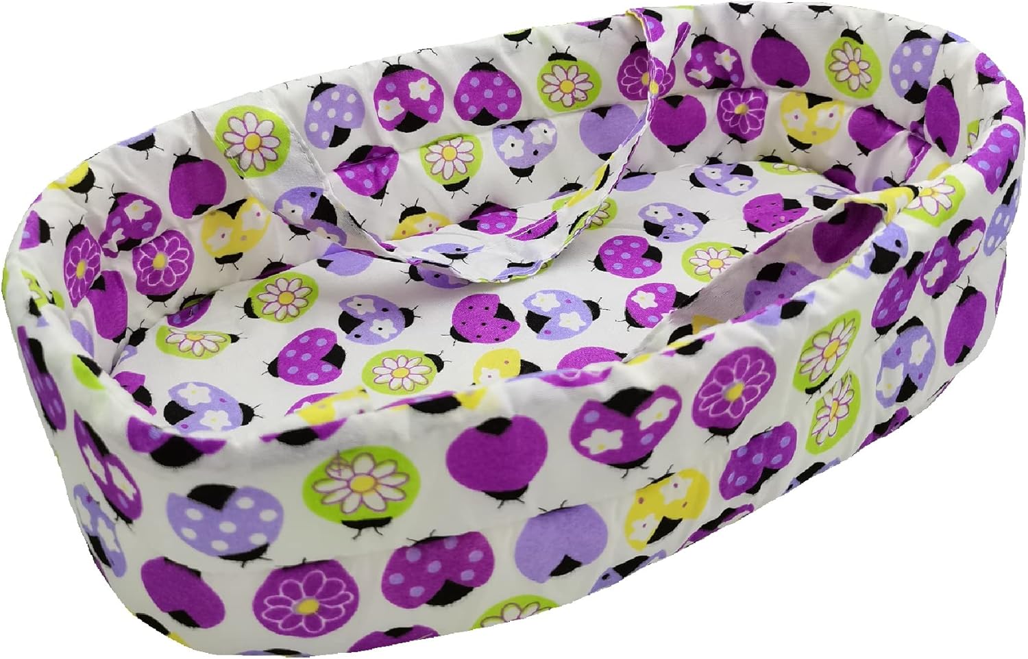 Xunwa Baby Doll Bassinet for 5-9 Inch Dolls