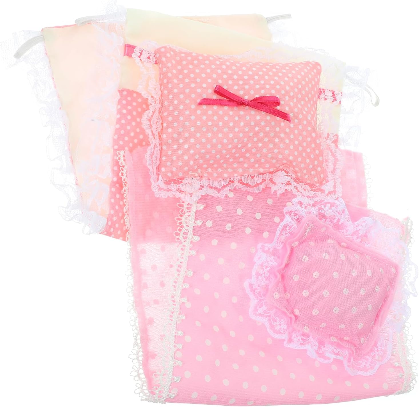 LUOZZY 2 Sets Dolhouse Bedding Accessories