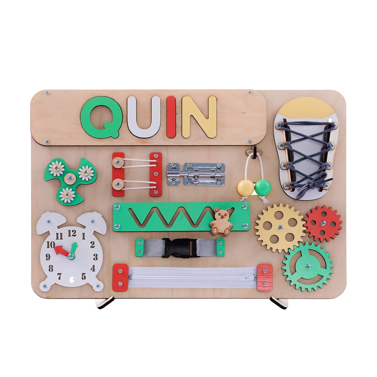 Customized Name Puzzle for Toddlers - Montessori Busy Board