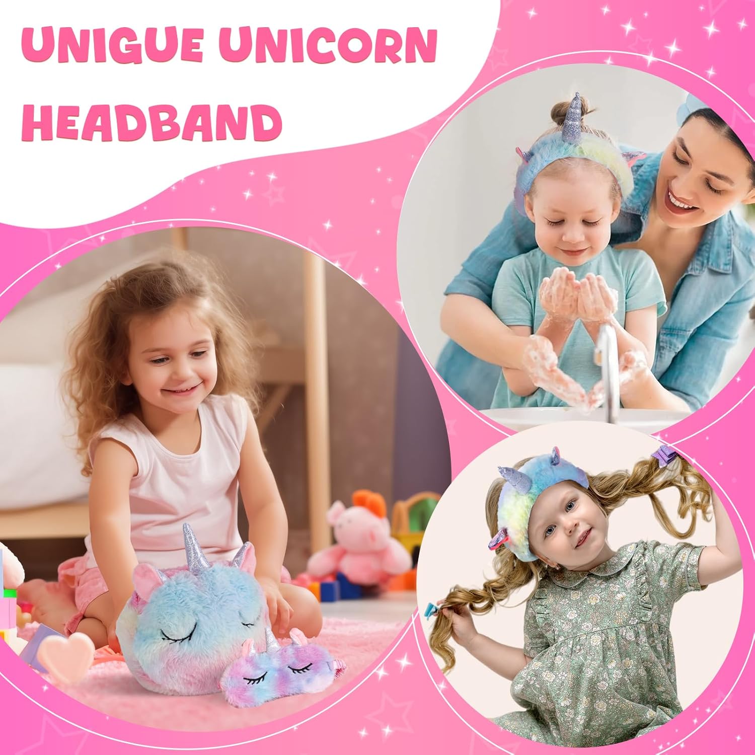 Jenria Unicorn Gift Set for Girls Age 3-10