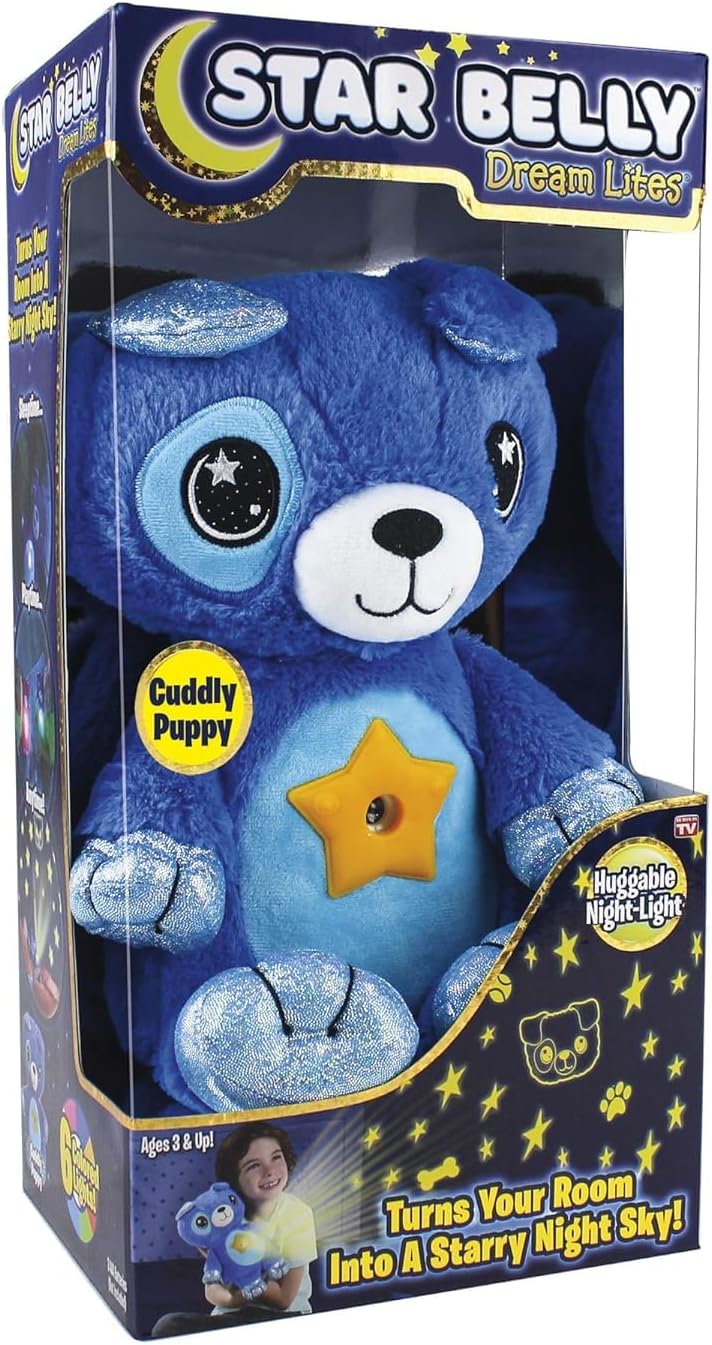 Ontel Star Belly Dream Lites Blue Puppy Night Light