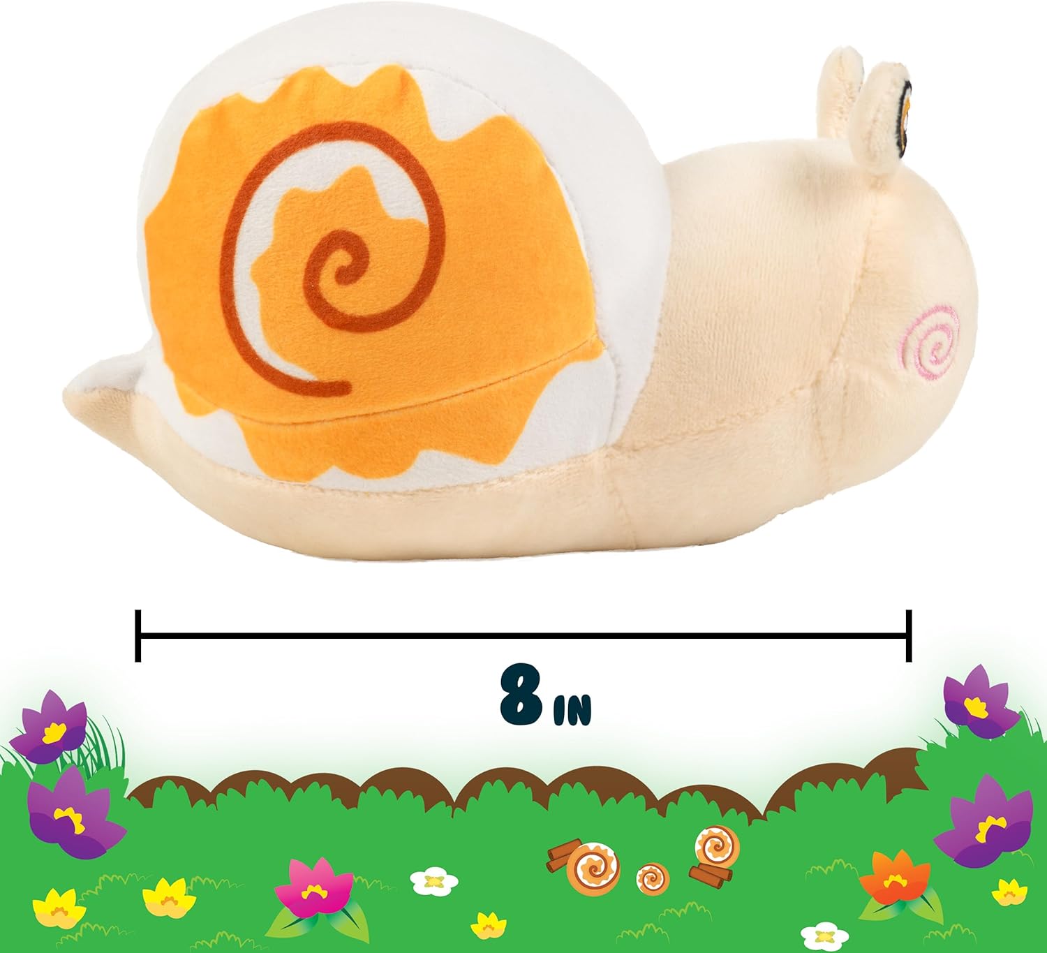 Scentco Snuggle Bugs Snail - Cinnamon Roll Scented Plush Toy