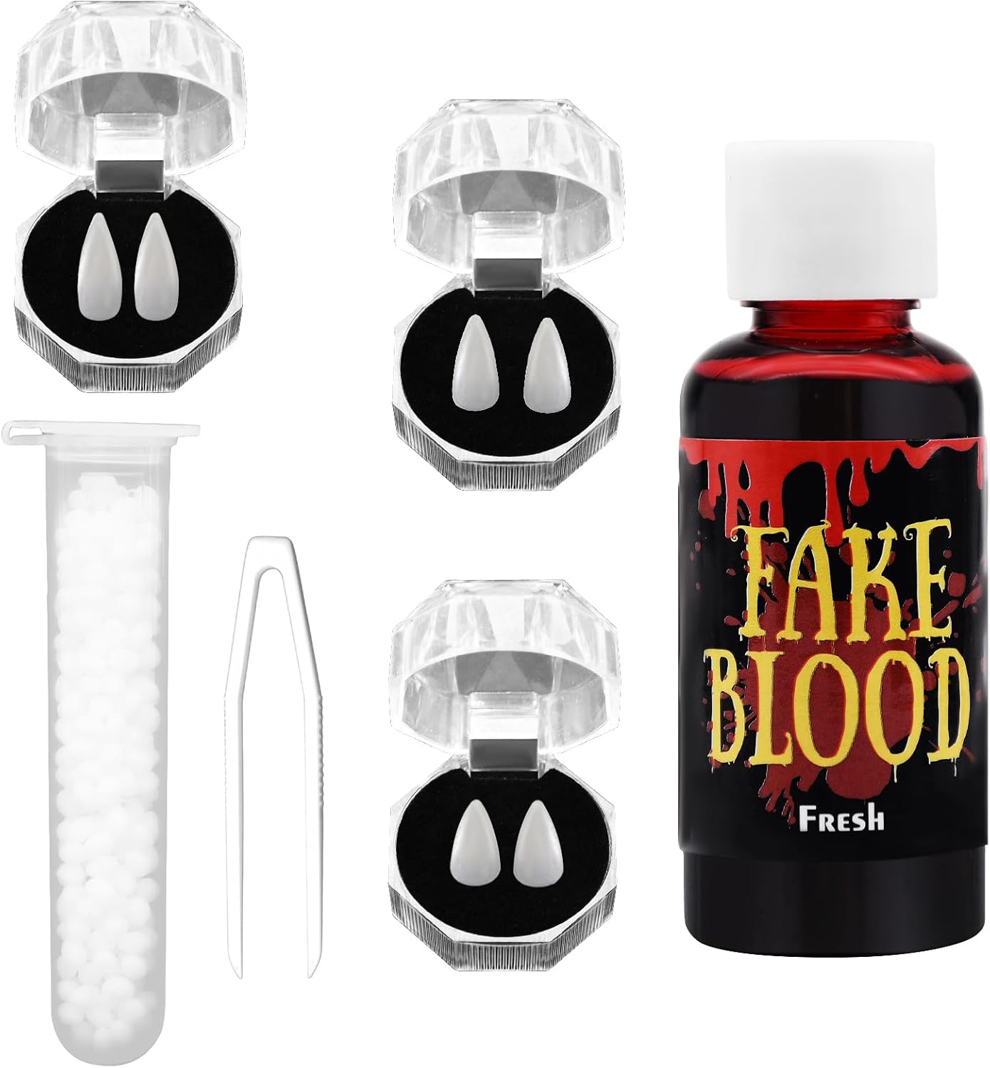 Pedenty Vampire Teeth Fake Fangs 3 Sizes 1