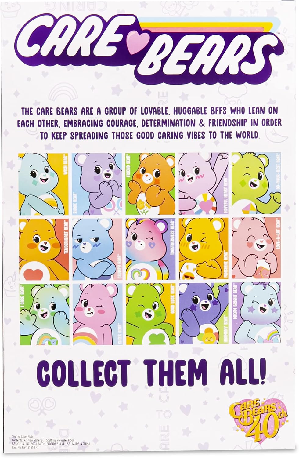 Care Bears 14 Dream Bright Bear Plushie - Light Blue