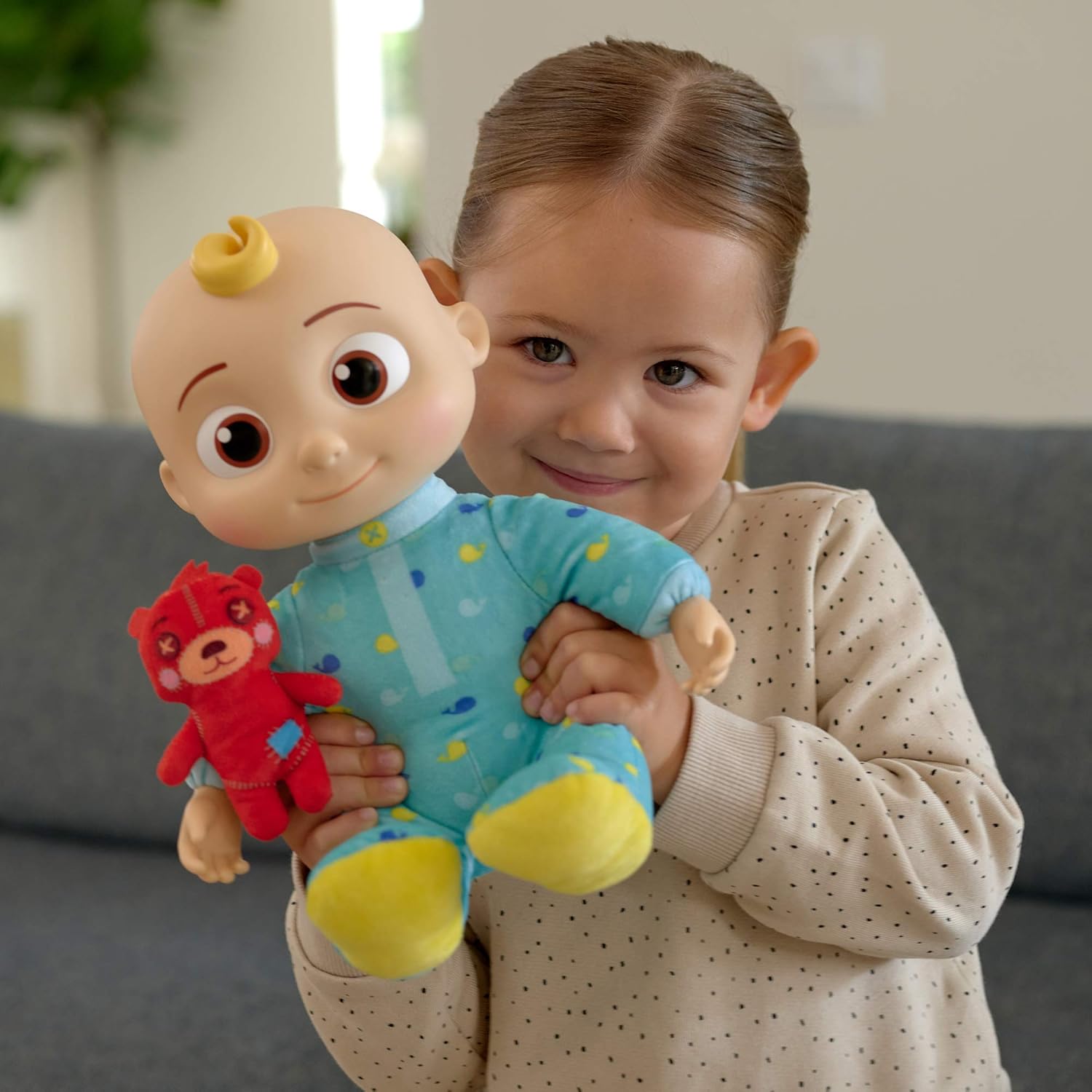 CoComelon Musical JJ Plush Doll with 7 Sounds