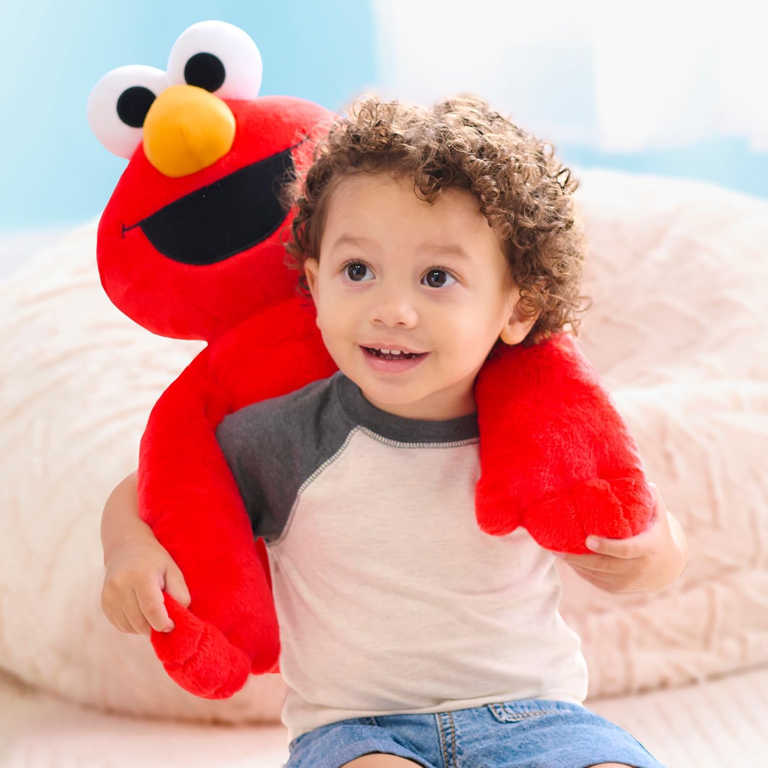 Sesame Street Monster Hugs Elmo Weighted Plush