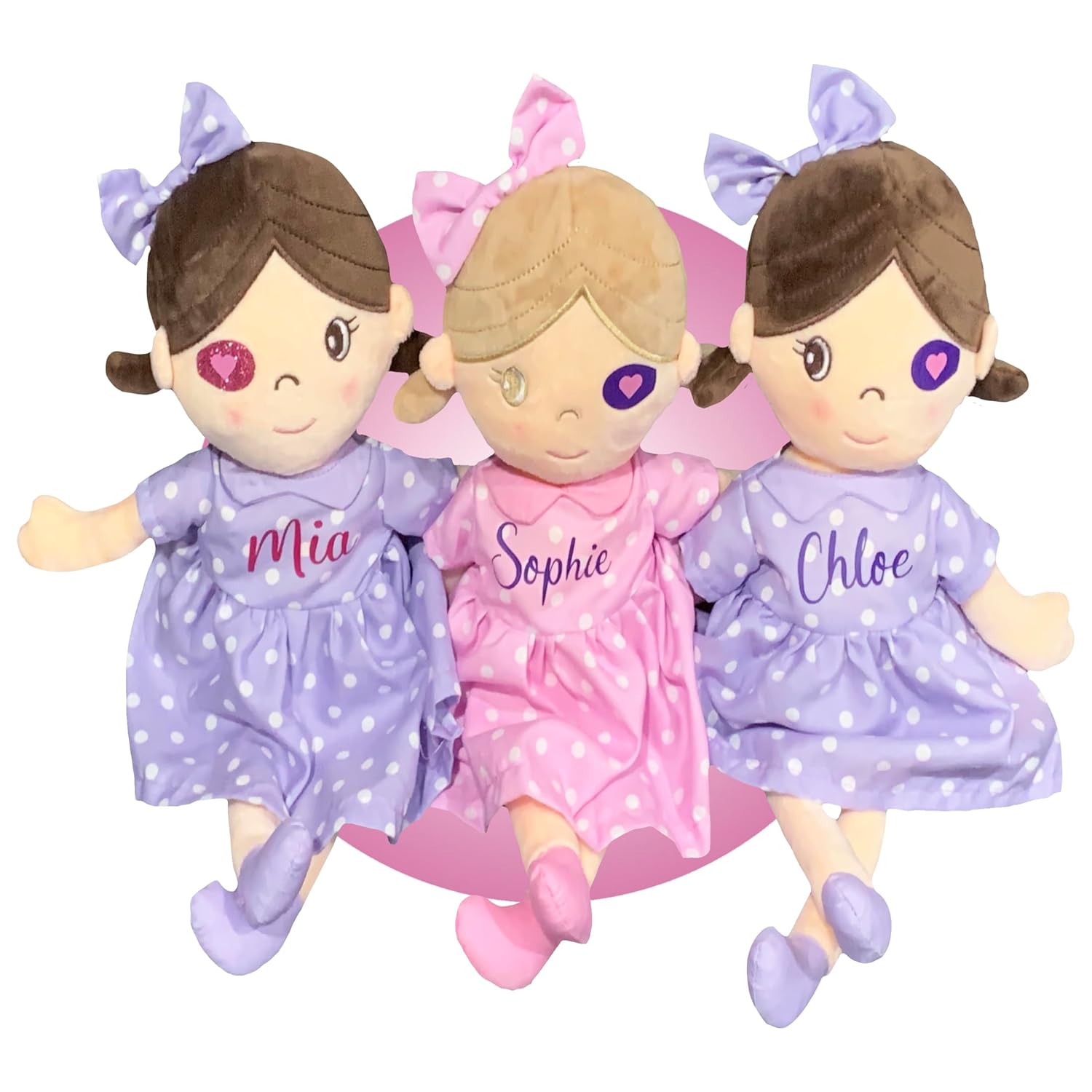 Kikilishop 14 Inch Eye Patch Doll for Kids
