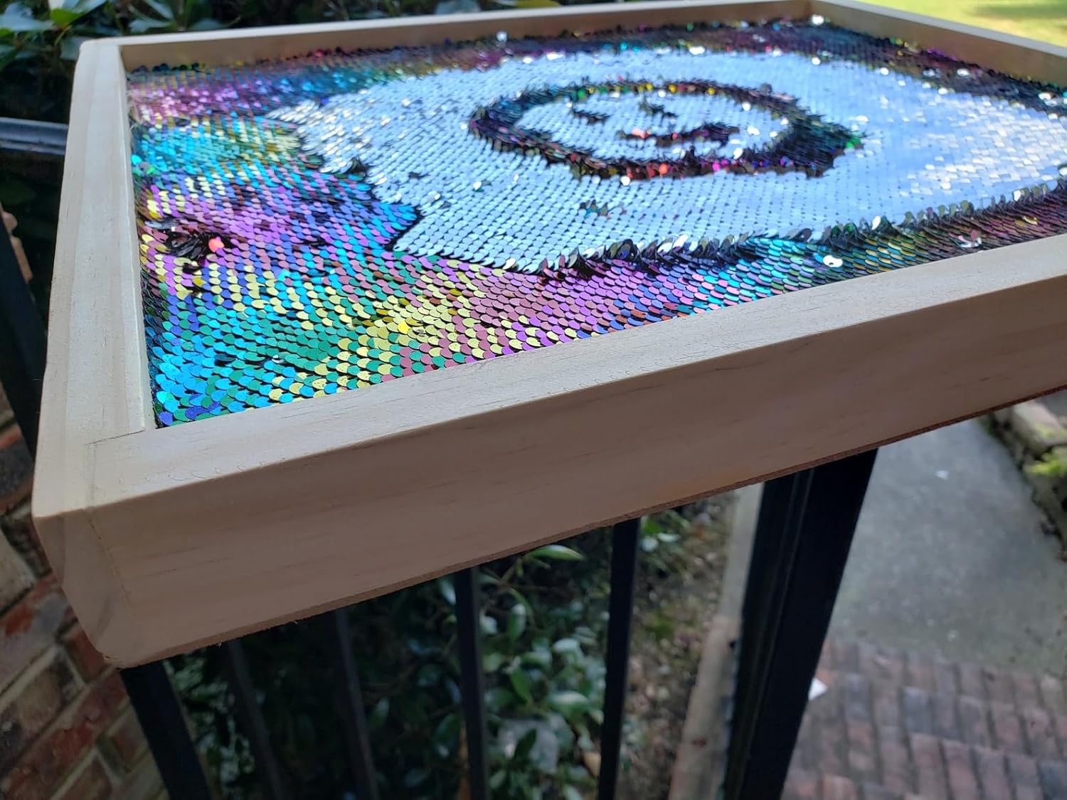 Reversible Sequin Sensory Board - Mermaid Fabric 1
