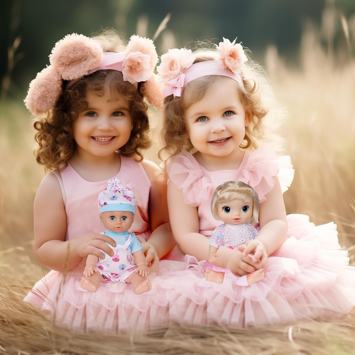 ARTST 12 Inch Baby Doll Clothes 6 Sets with 5 Hats