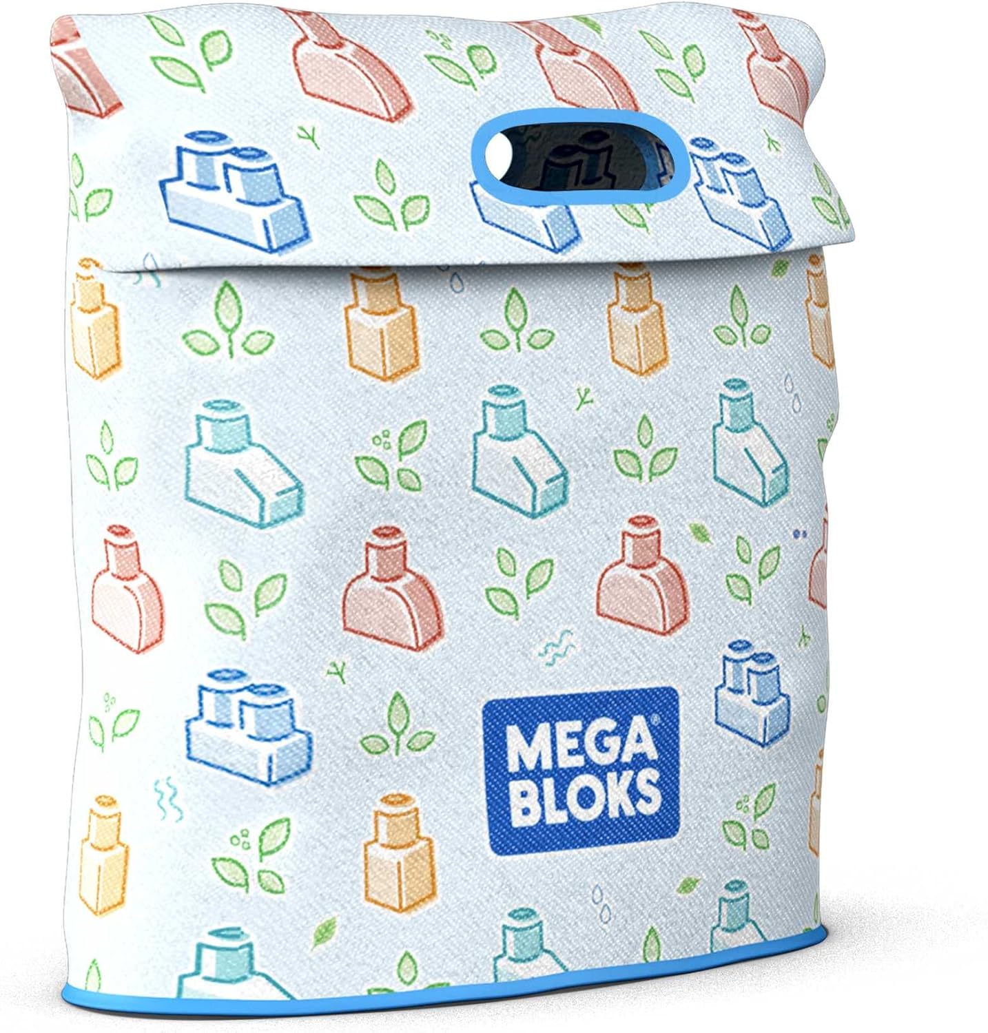 Fisher-Price Toddler Blocks Set with 60 Plant-Based Pieces Blue Ages 1