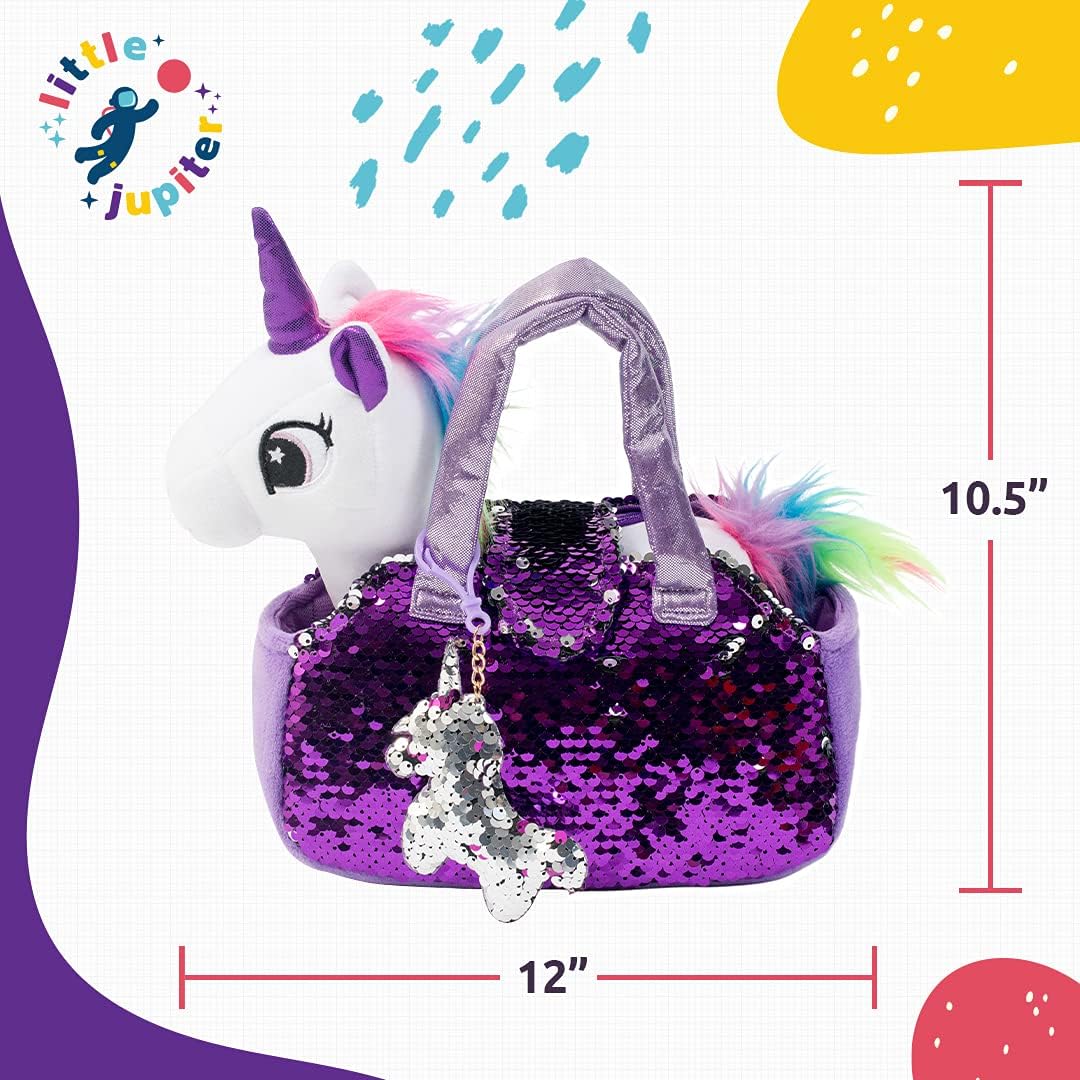 Little Jupiter Plush Unicorn Playset - 3 Piece Set