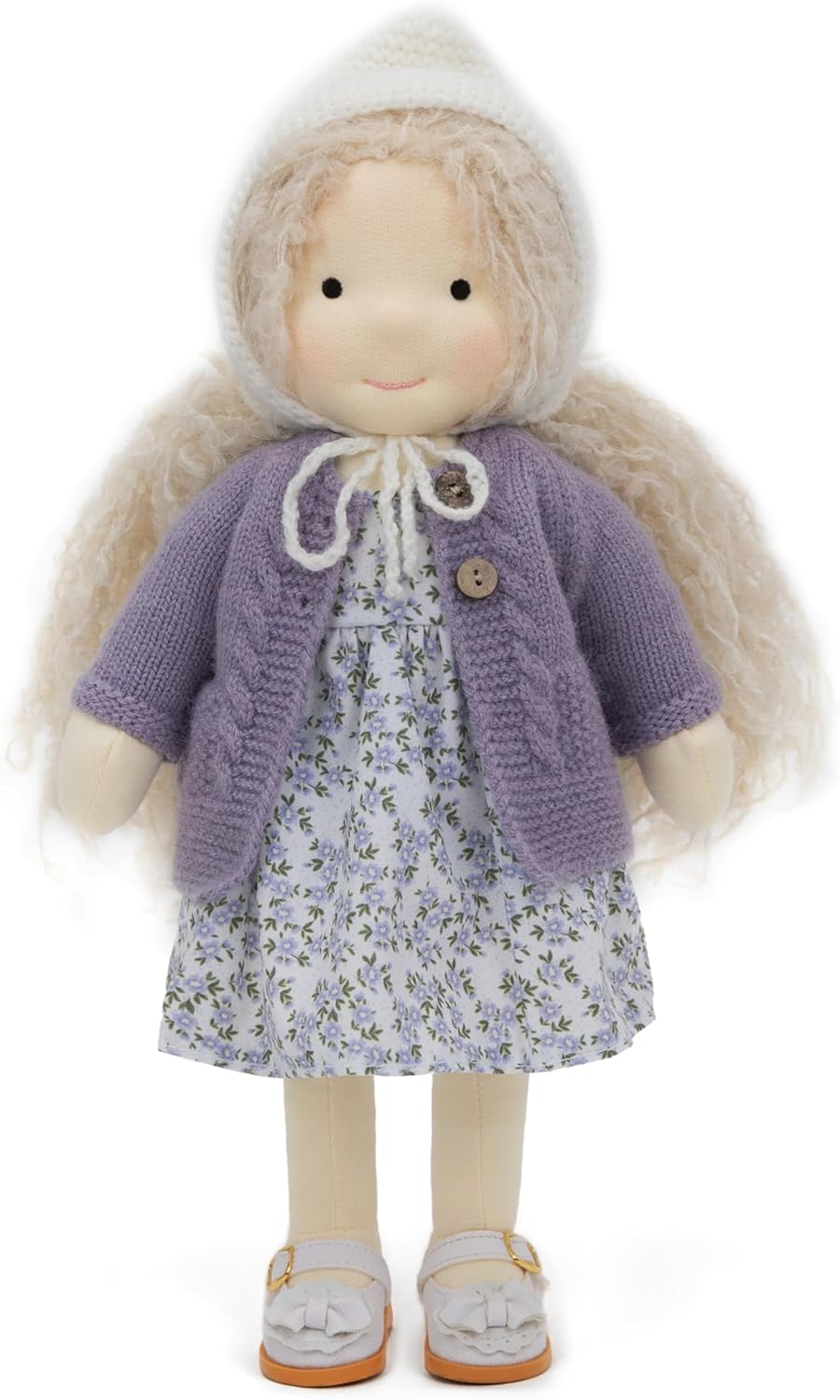 BlissfulPixie Handmade Waldorf Bunny Doll 12