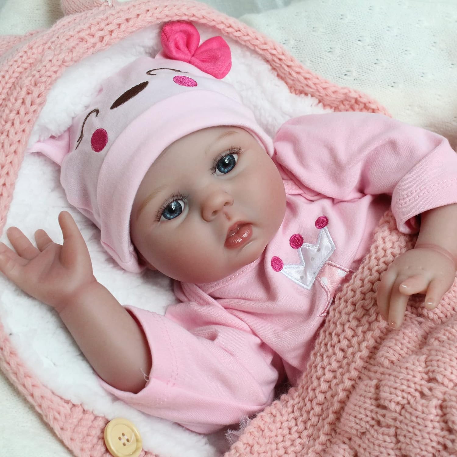 CHAREX Realistic Reborn Baby Doll with Accessories