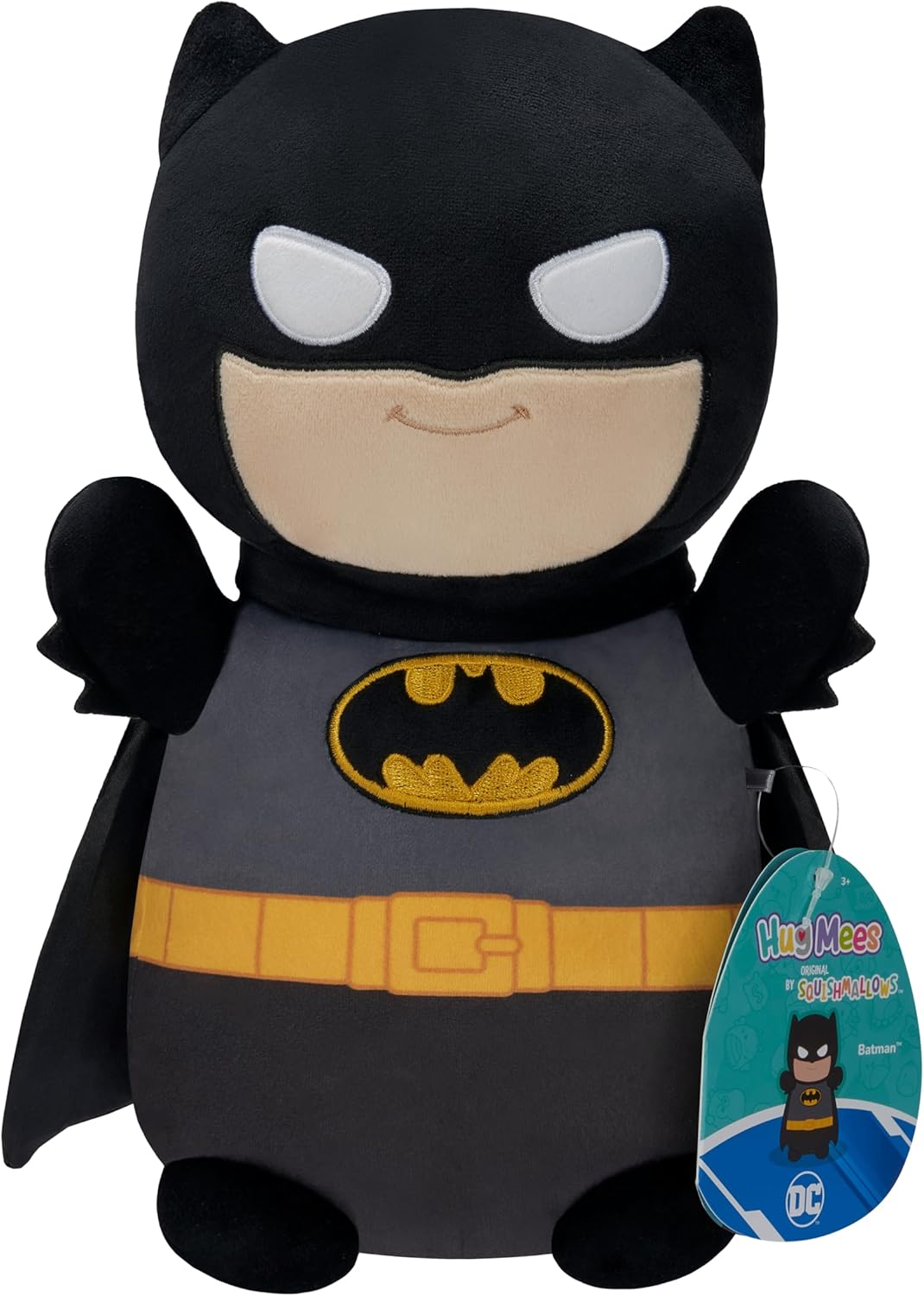 Squishmallows Original DC Batman HugMees Plush 10in