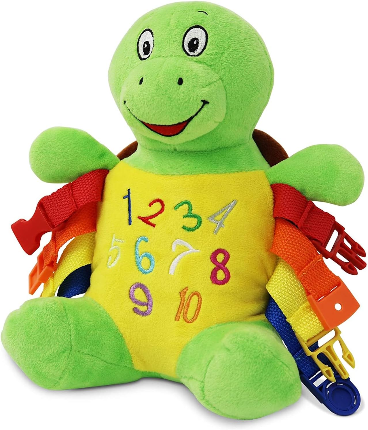 Bucky Turtle Stuffed Animal Montessori Toy for Toddlers 1