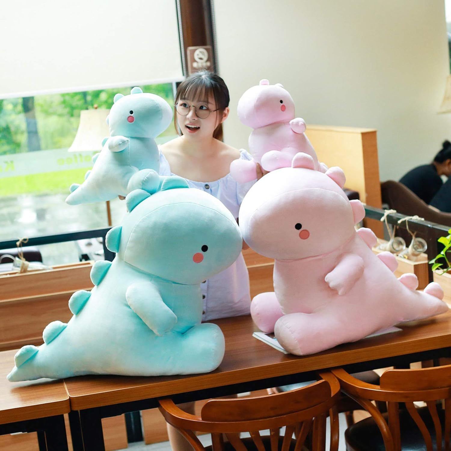 Cute Dinosaur Plush Toy - Soft 12 Inch Stuffed Animal for Kids