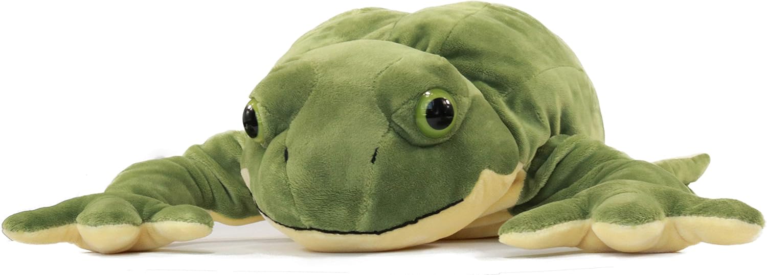 Ice King Bear Plush Giant Frog Stuffed Animal 22 Inches Green 1