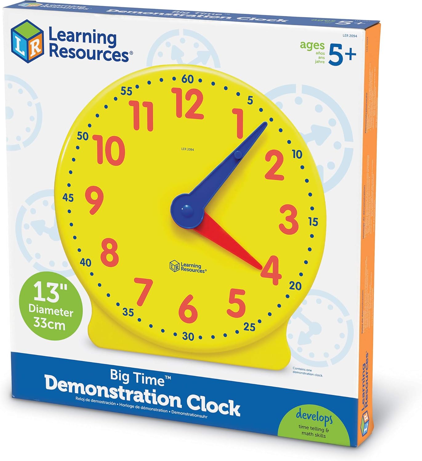 Learning Resources Big Time Learning Clock for Ages 5 1