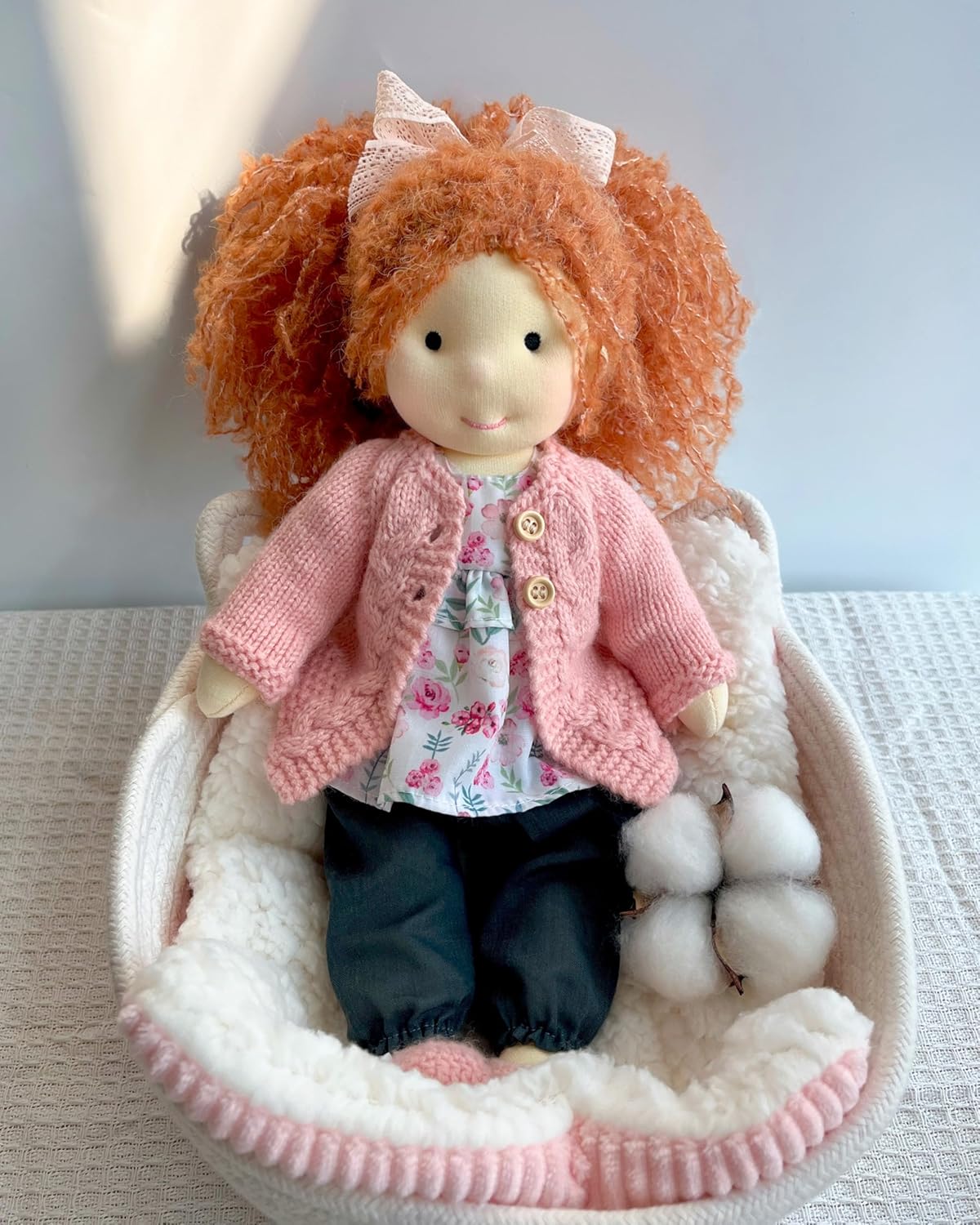 Handmade Waldorf Doll Elsee 12 Soft Plush Stuffed Animal