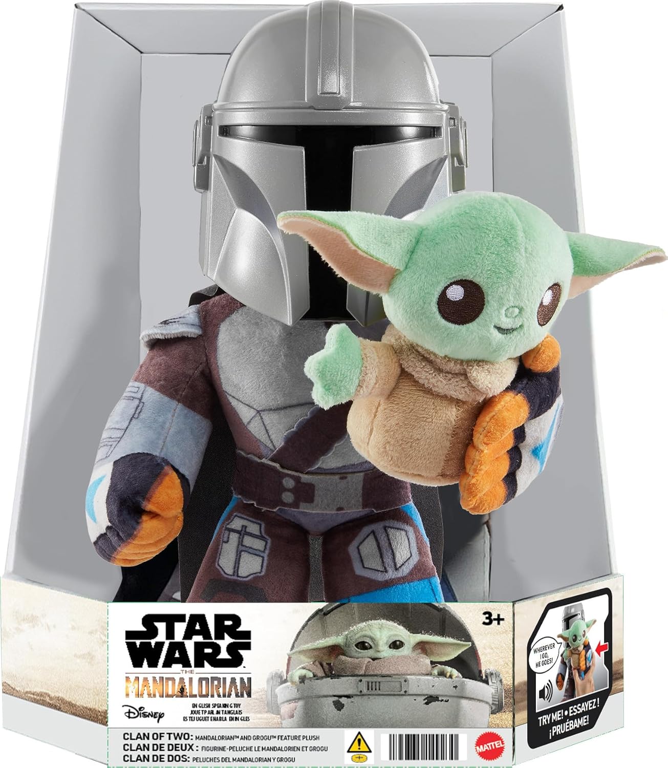 Mattel Star Wars Clan of Two Mandalorian Plush Set