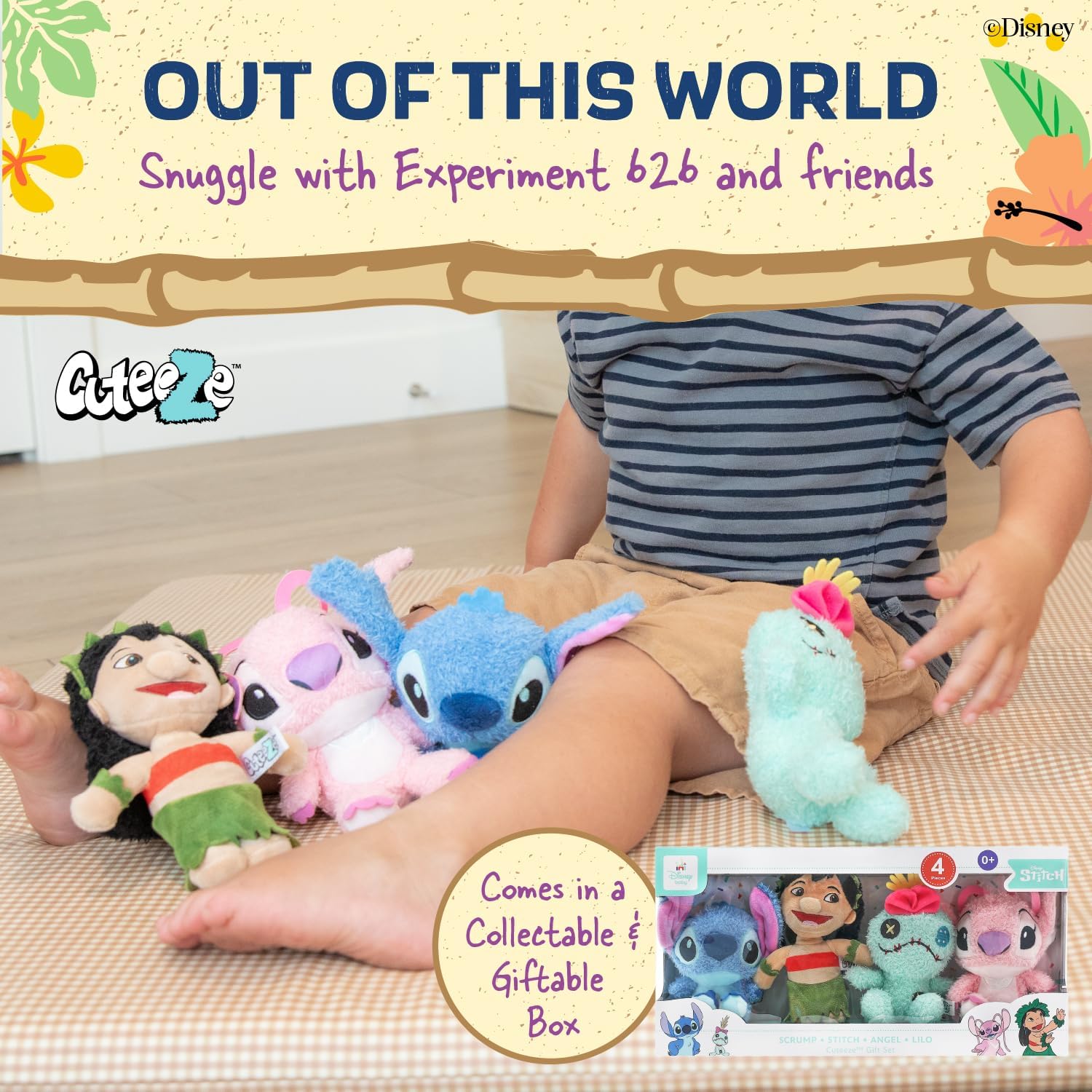 KIDS PREFERRED Disney Baby Lilo Stitch Plush Set 1