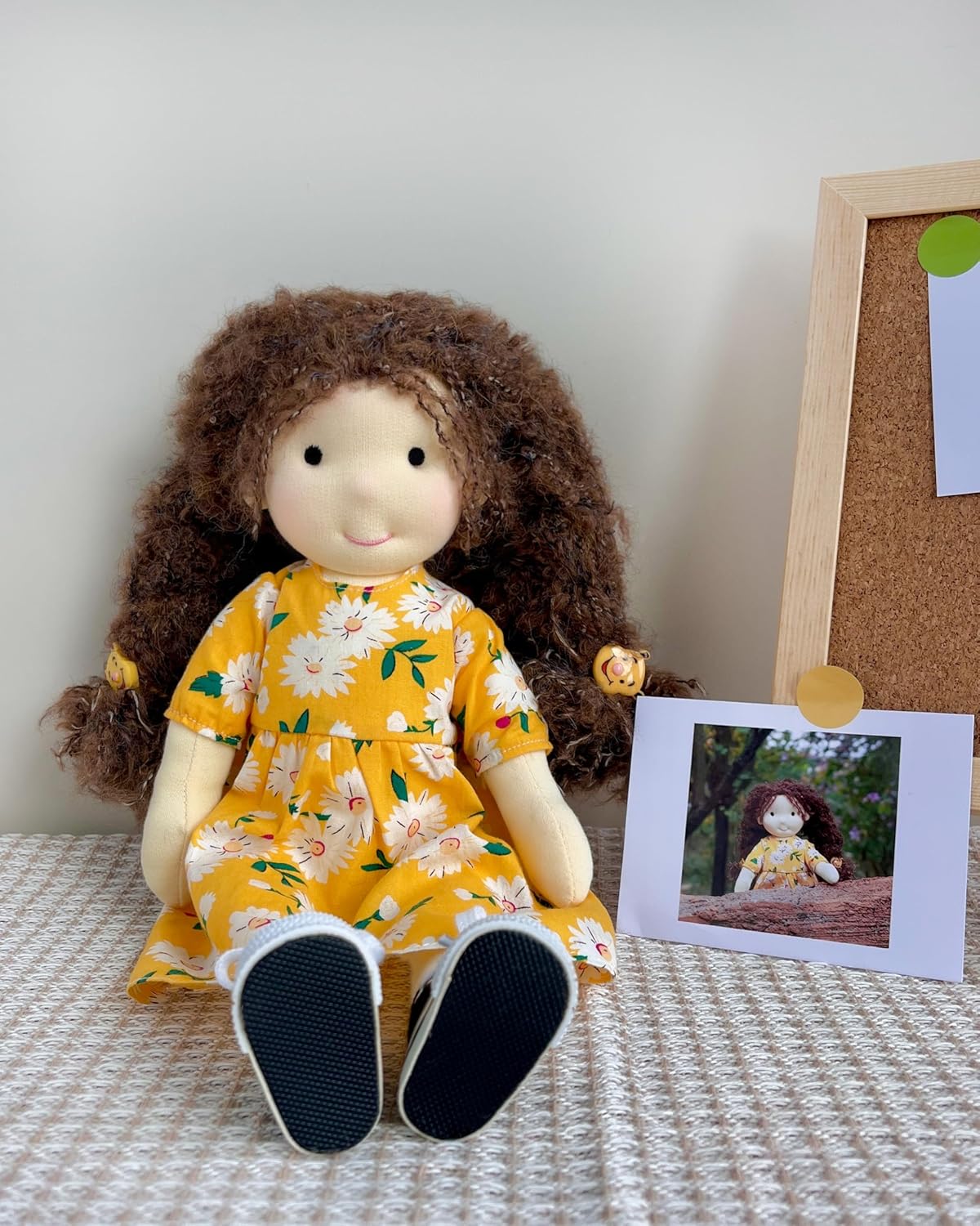 BlissfulPixie Handmade Waldorf Doll - Dagmar 12
