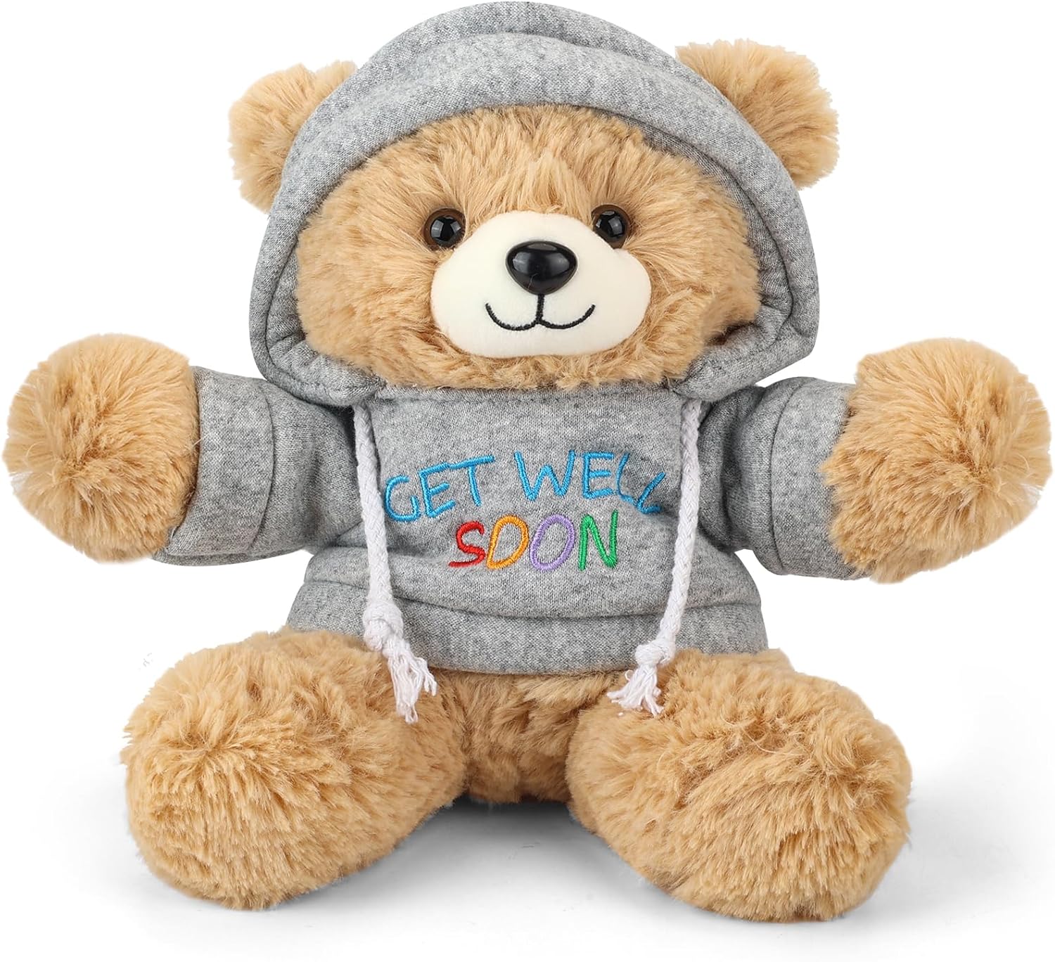 Osacoe Get Well Teddy Bear with Hoodie and Gift Box