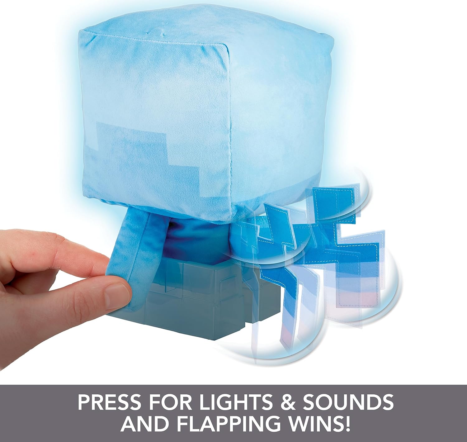 Mattel Minecraft Allay Plush with Lights and Sounds