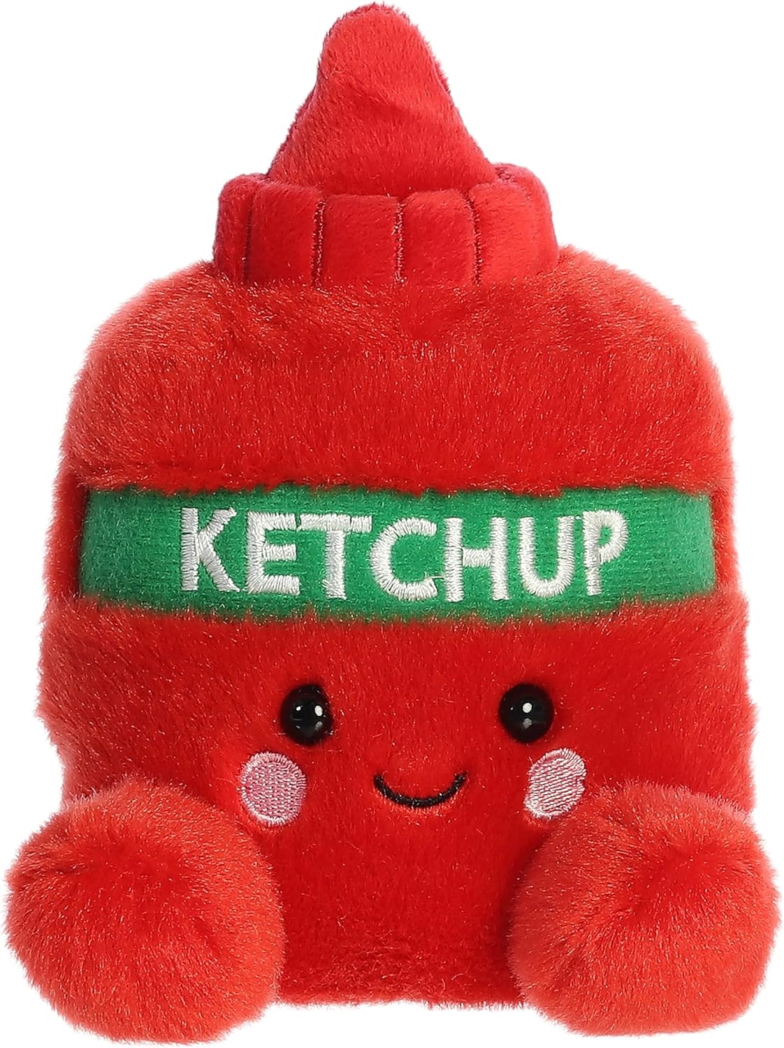 Aurora Adorable Palm Pals Tommy Ketchup Stuffed Animal - Red 5 Inches