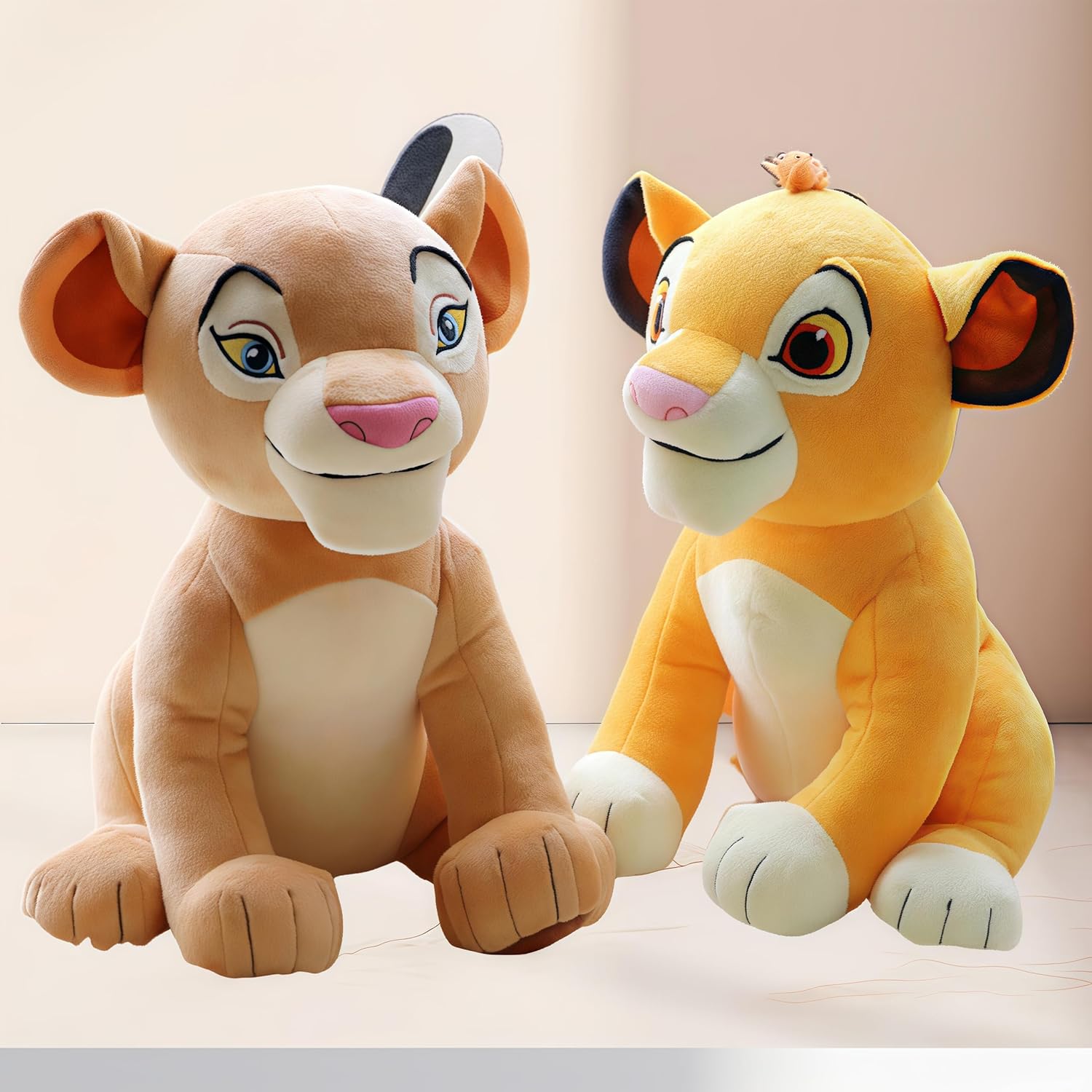 Secret Castle Yellow Lion Plush Toy - 28cm Lifelike Stuffed Animal